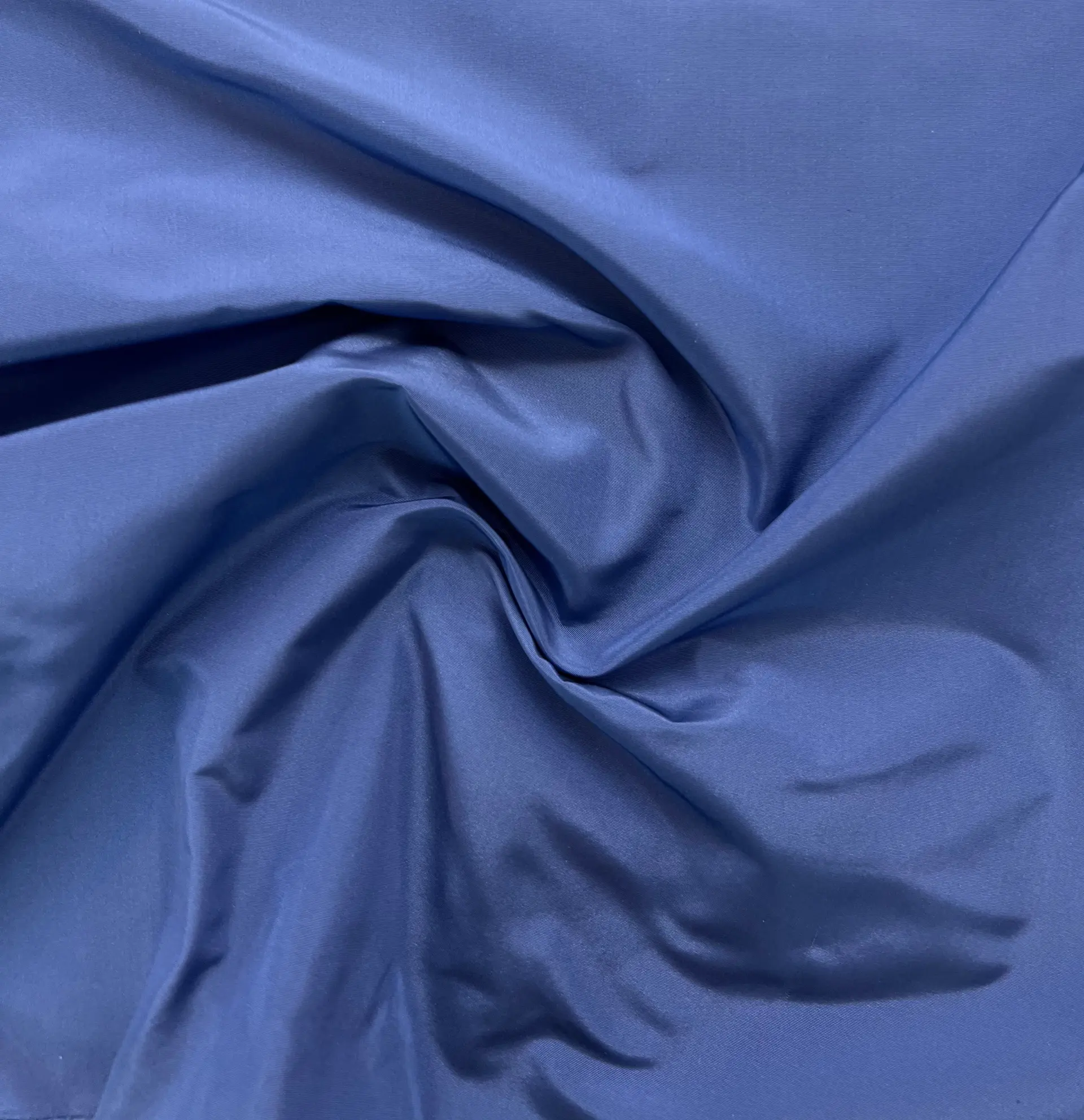Pure Silk Taffeta in Purple Navy