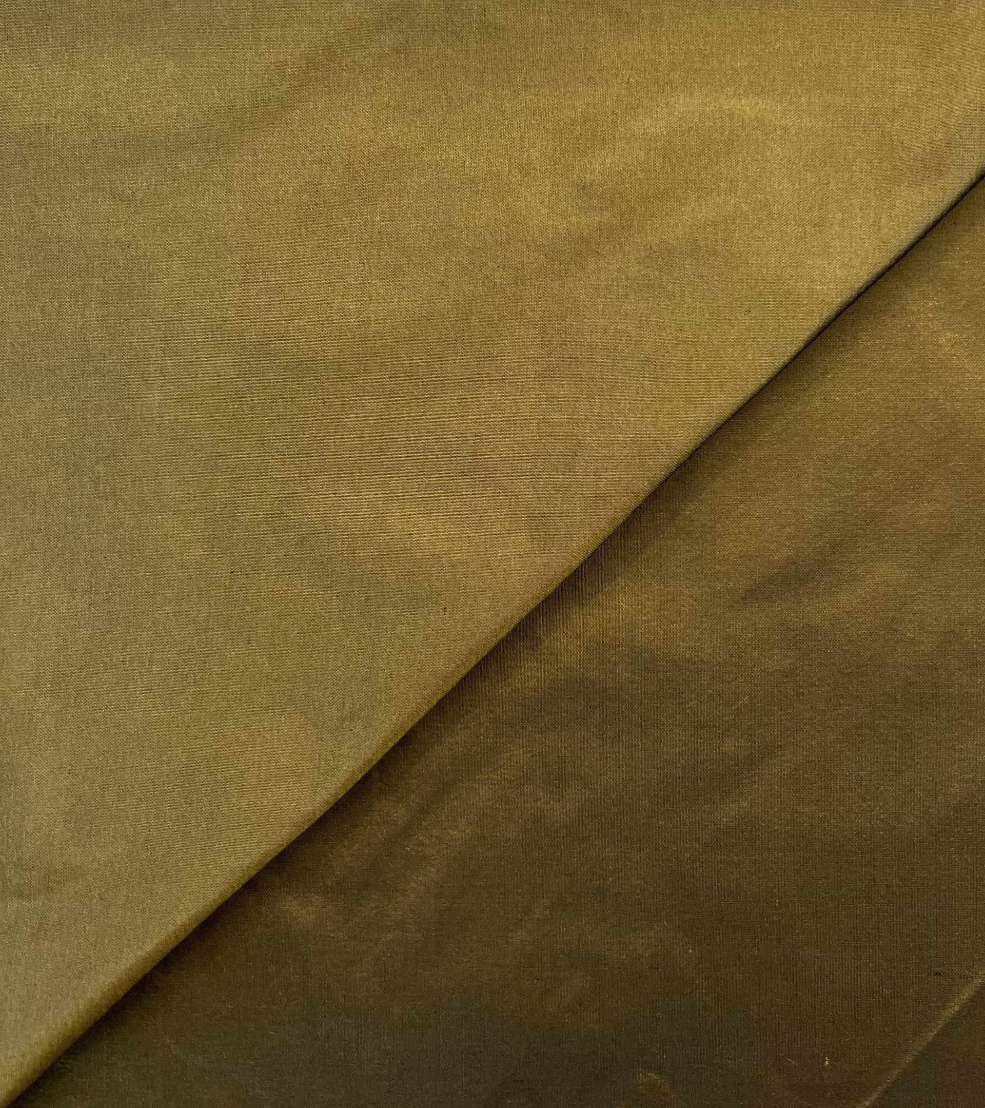 Iridescent Silk Taffeta in Gold/Black