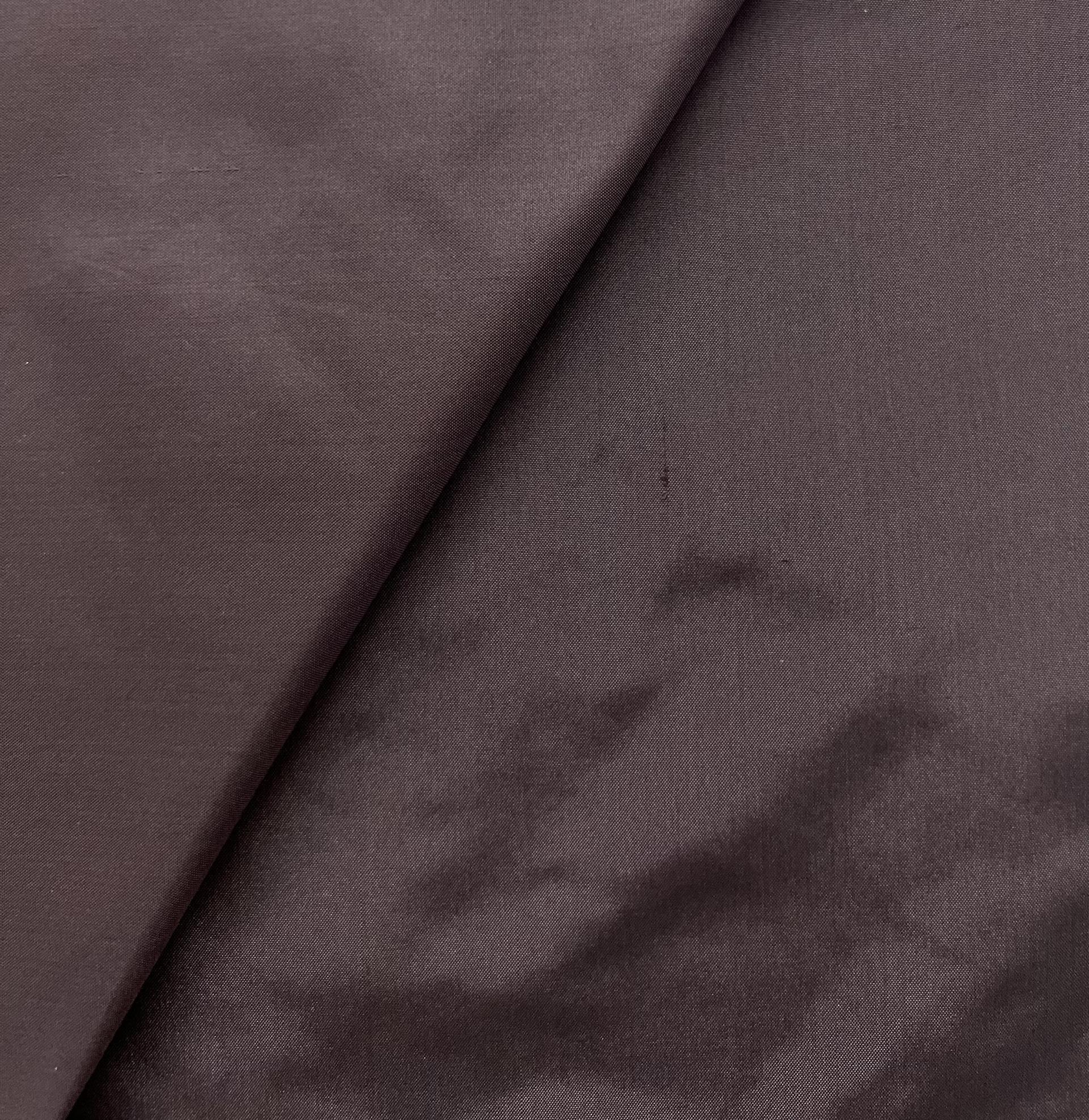 Iridescent Silk Taffeta in Black/Brown