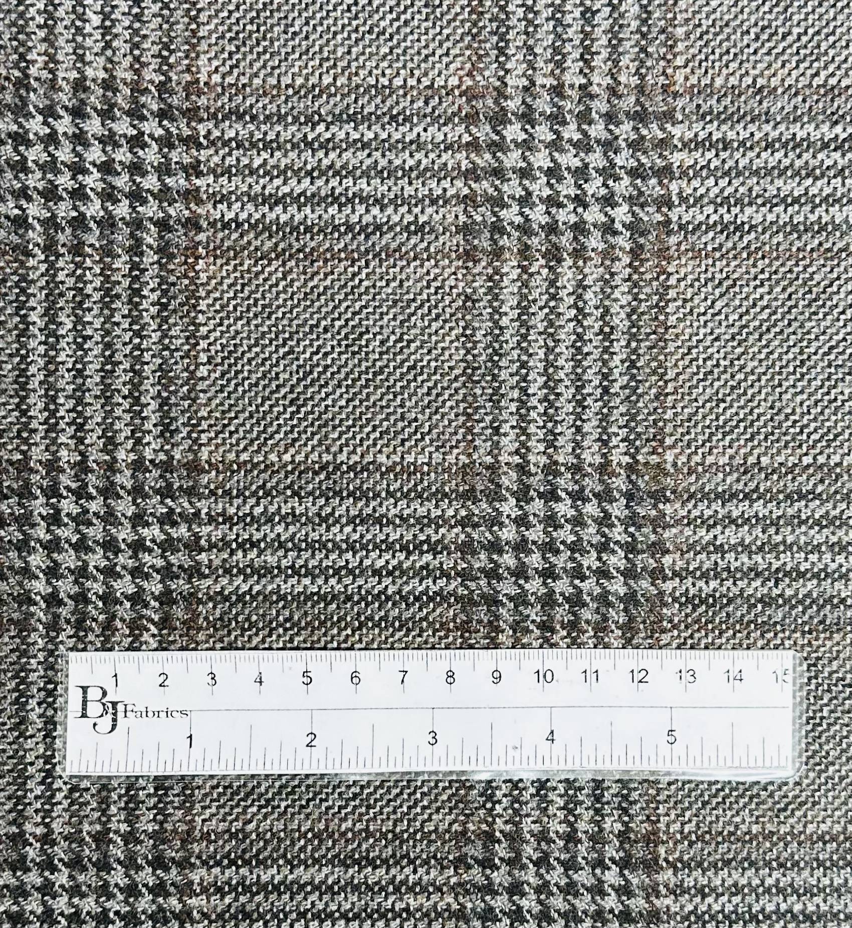Made in Italy 100% Wool Plaid