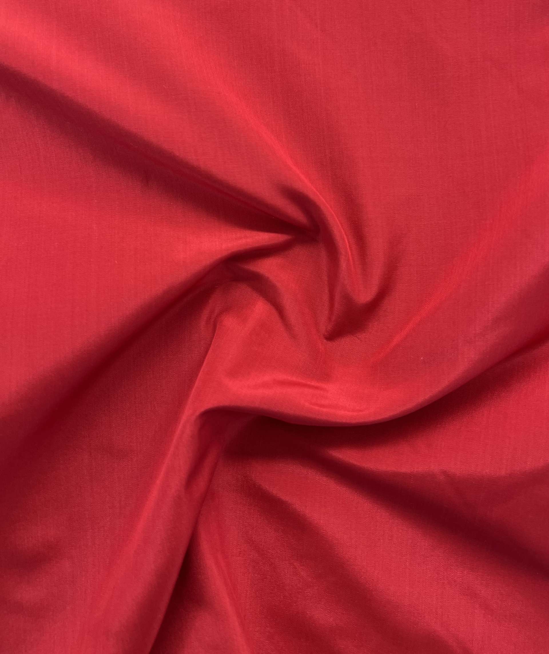 Pure Silk Taffeta in Red