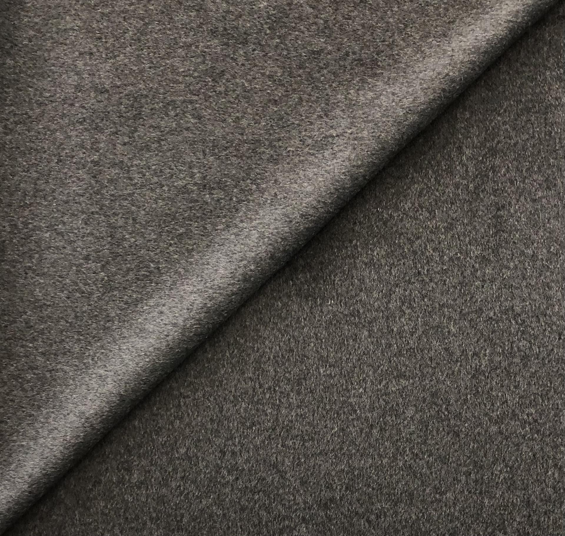 Imported Wool Cashmere Mink in Charcoal
