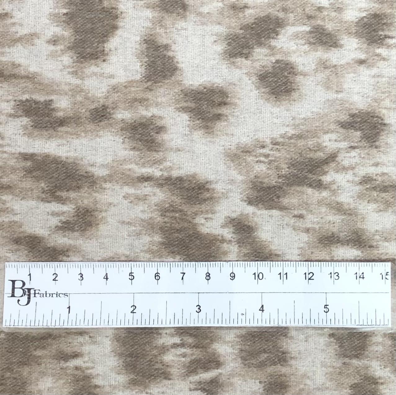 Italian Cashmere Wool Alpaca Coating Print