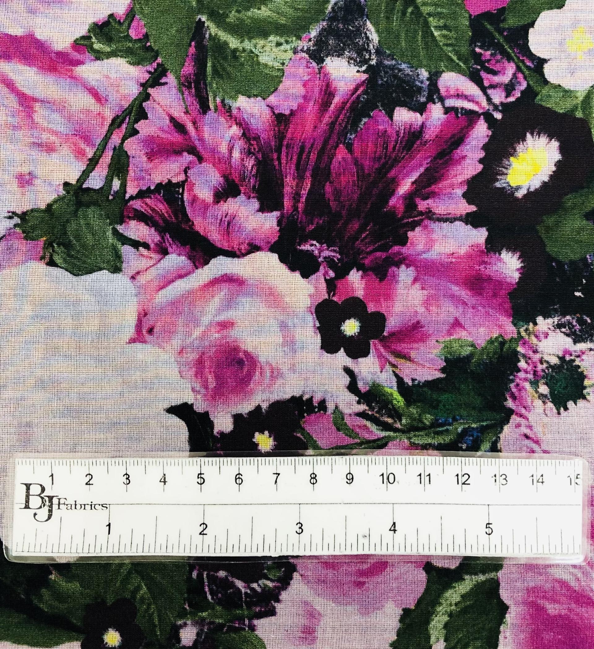 100% Cotton Voile Print