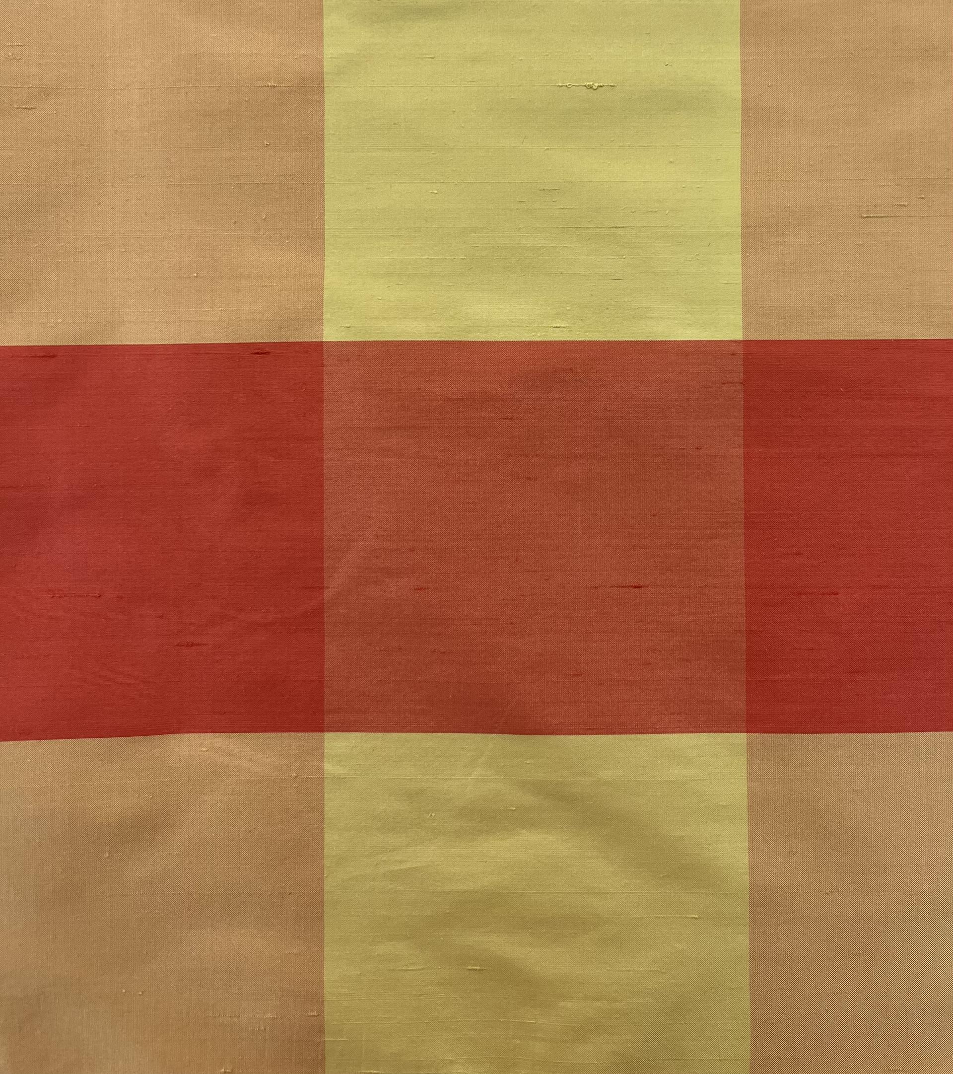 Pure Silk Shantung Gingham