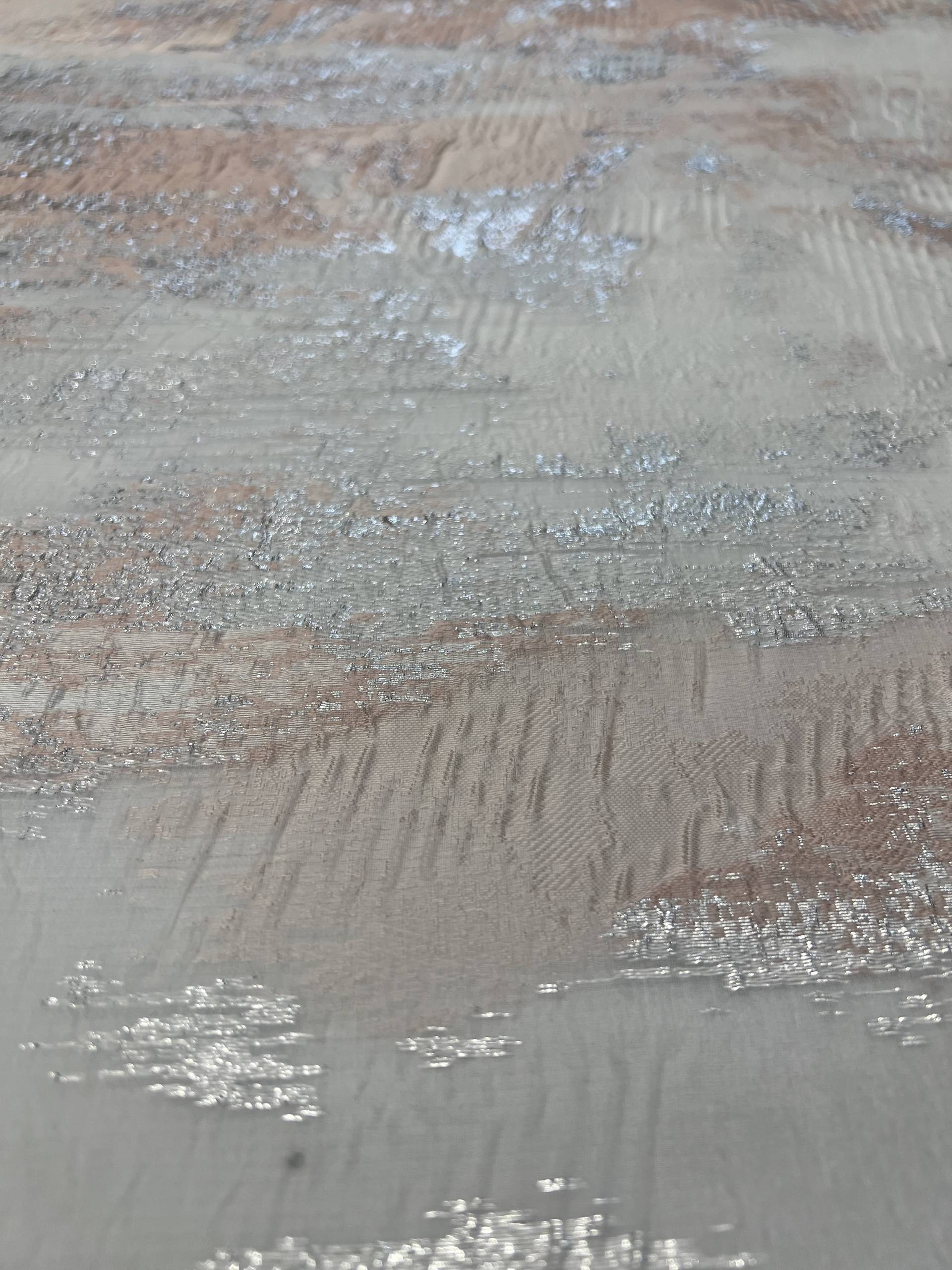 Silk & Lurex Fil Coupe Organza