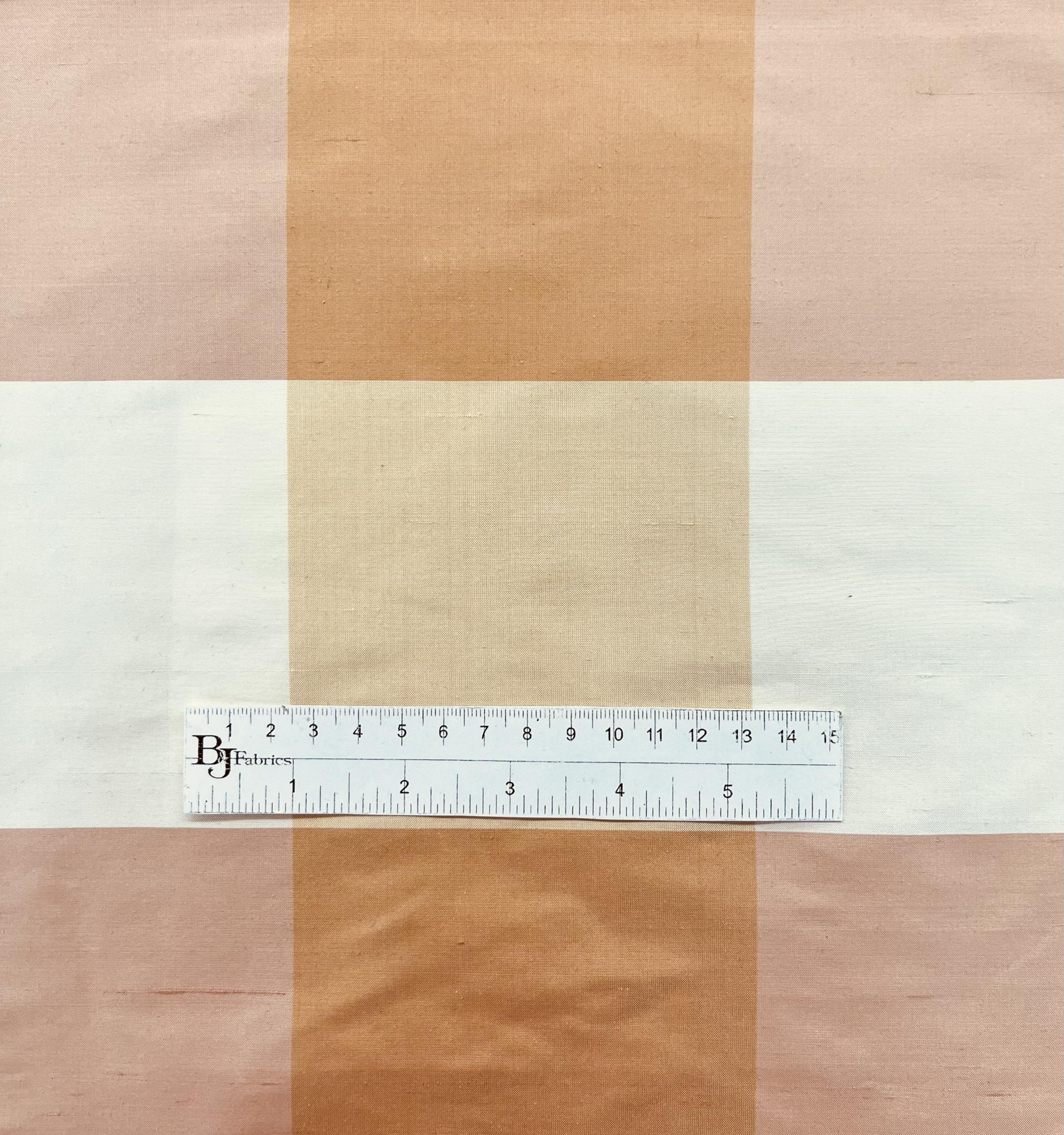 Pure Silk Shantung Large Size Gingham