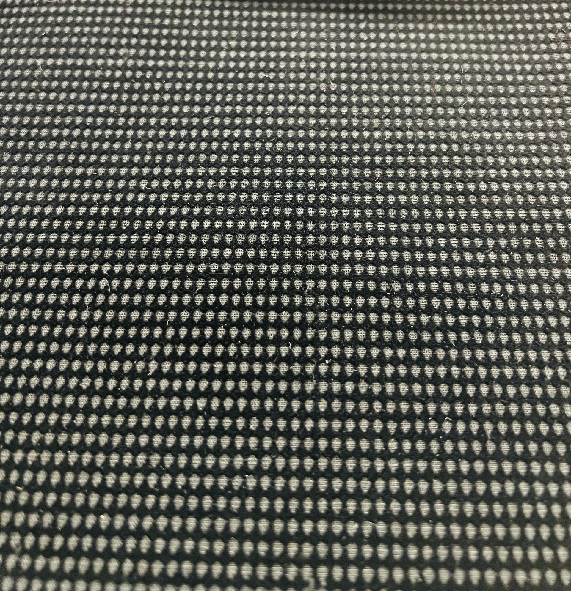 Couture Flocked Silk and Wool In Black