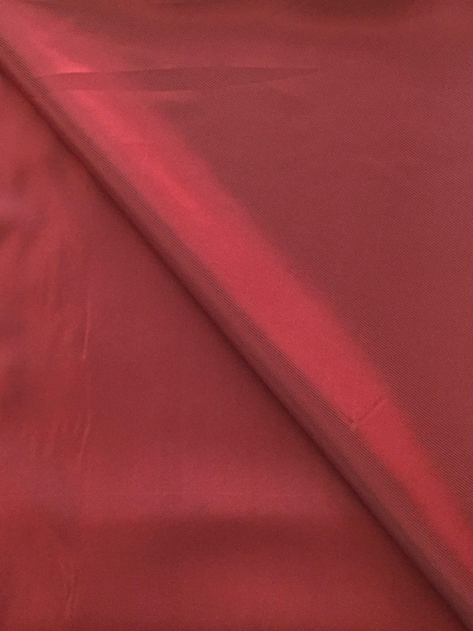 Iridescent Rayon Blend Twill Lining in Red