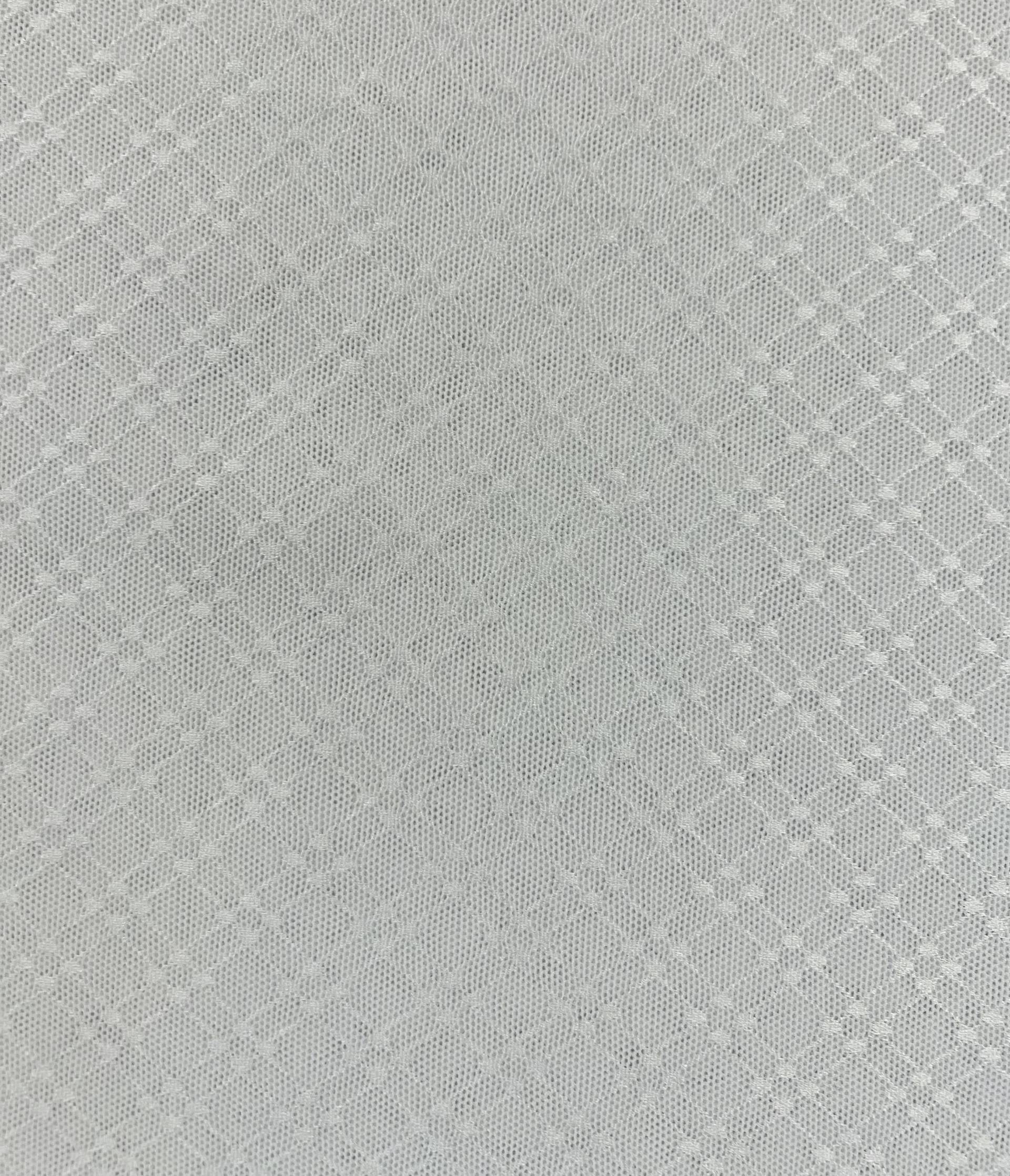 Stretch Tulle in Off White