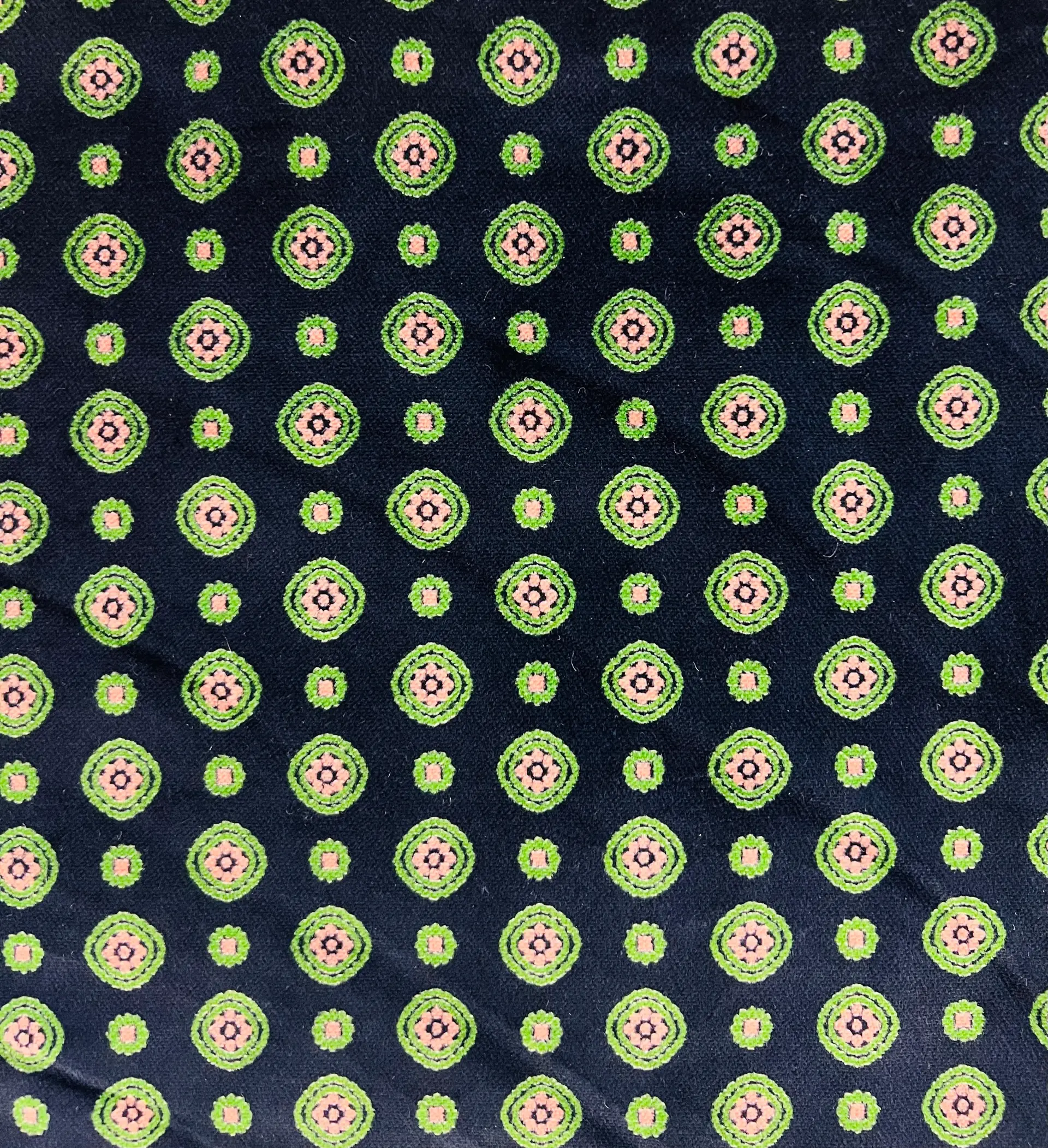 Made in Italy 100% Cotton Printed Velvet