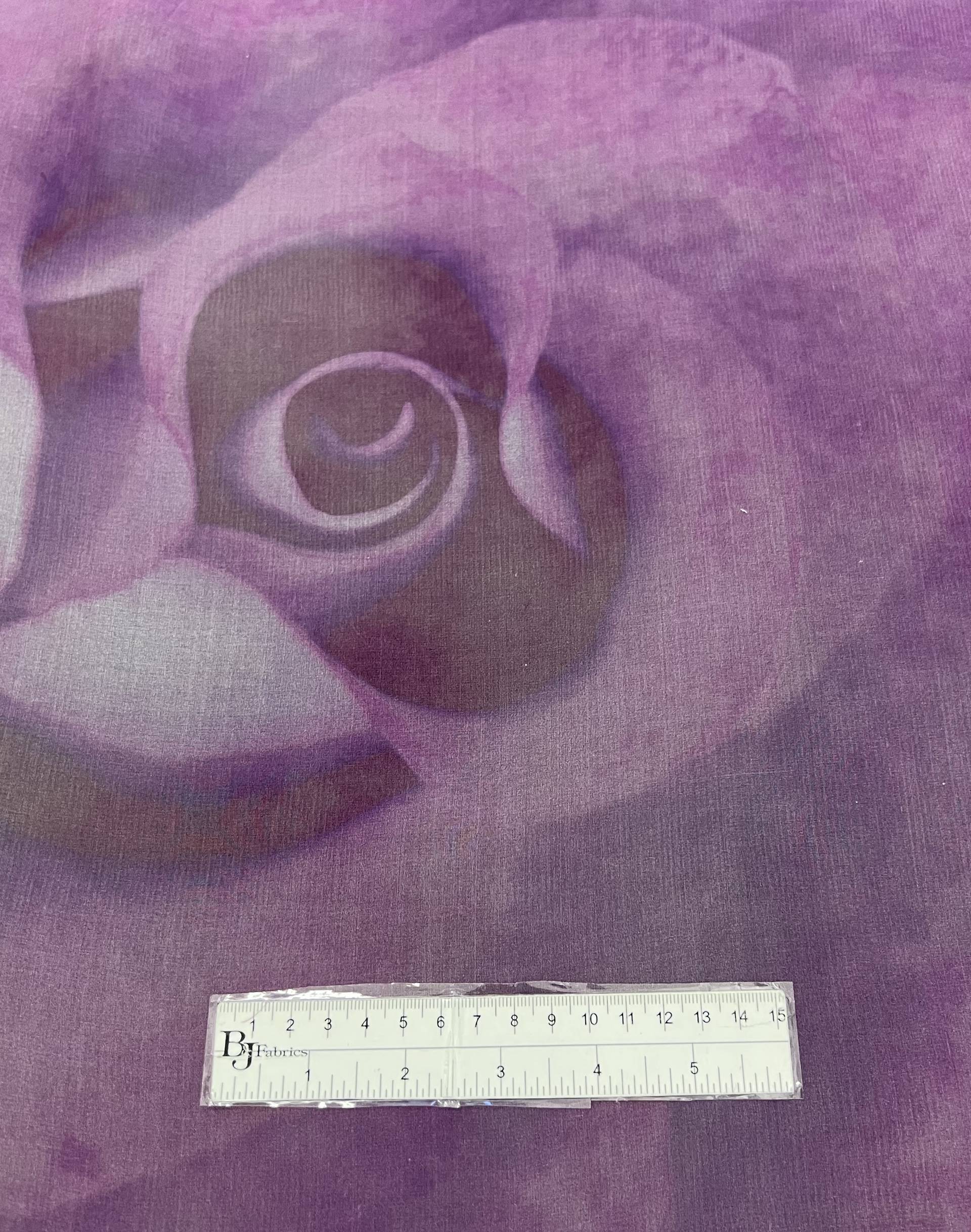 Couture Printed Silk Organza