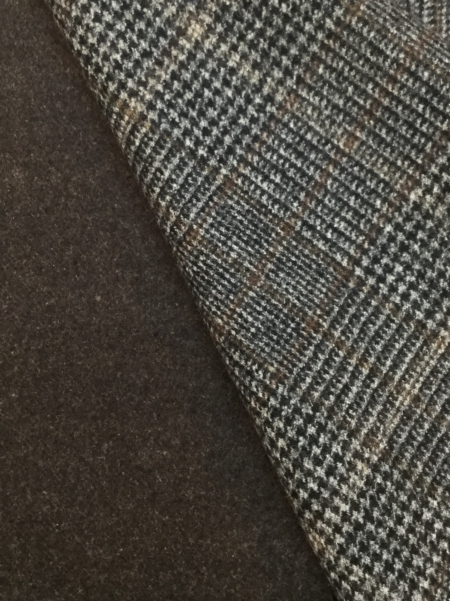 Double Face Cashmere Plaid Coating