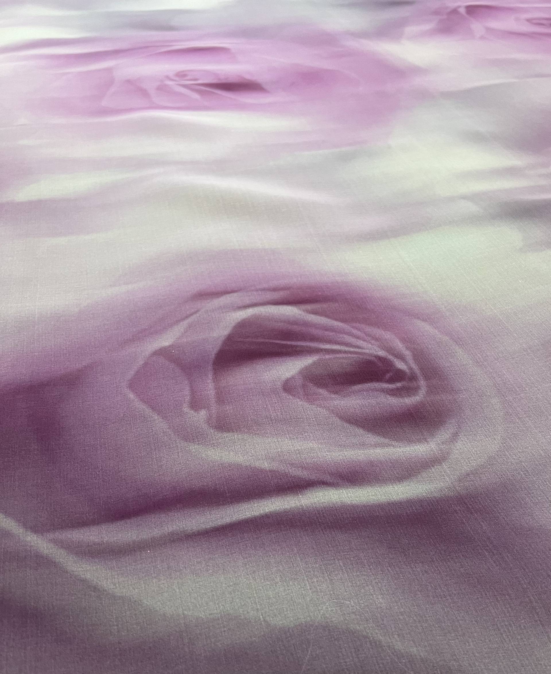 Couture Printed Silk Organza