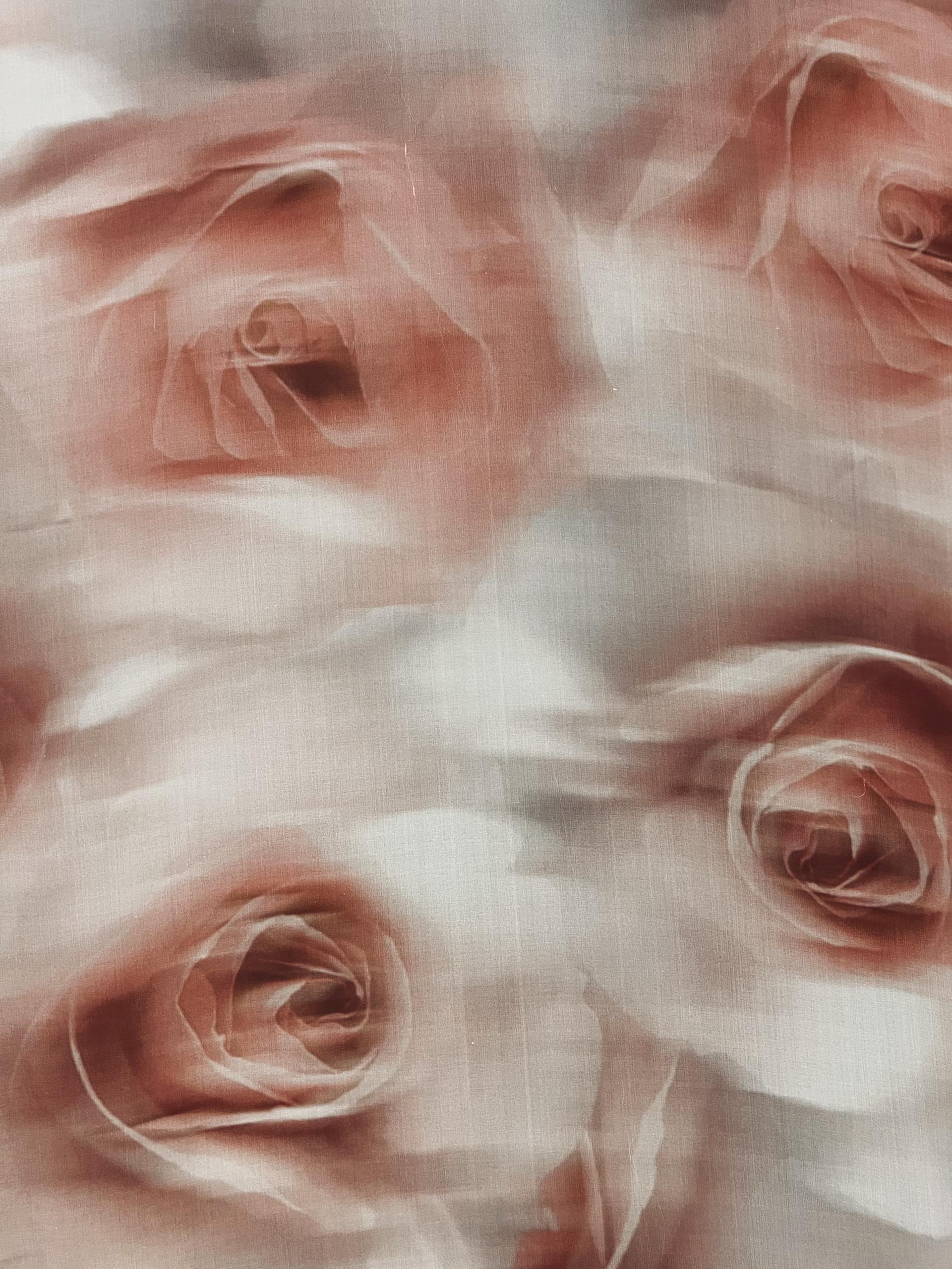 Couture Printed Silk Organza