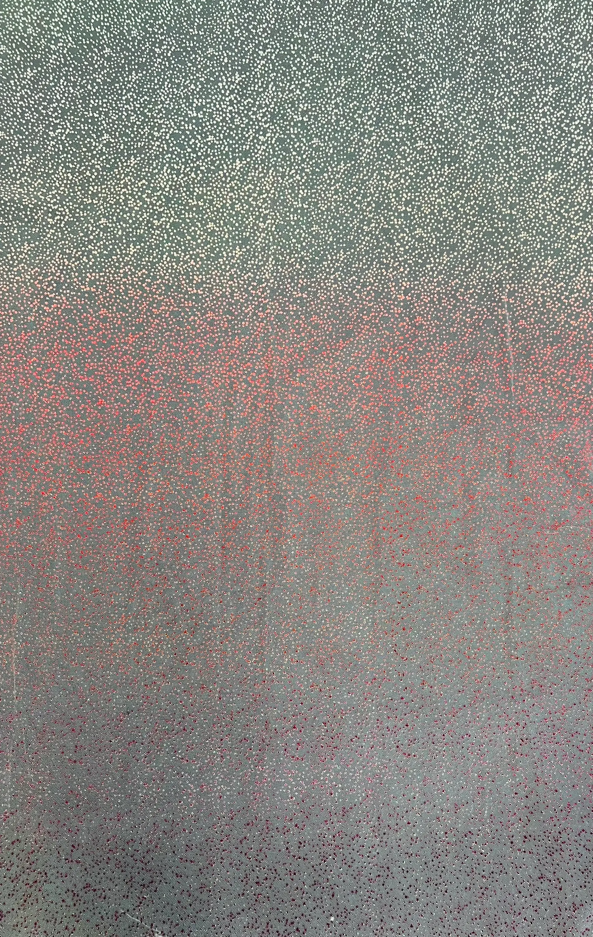 Ombré Glittered Flocked Tulle