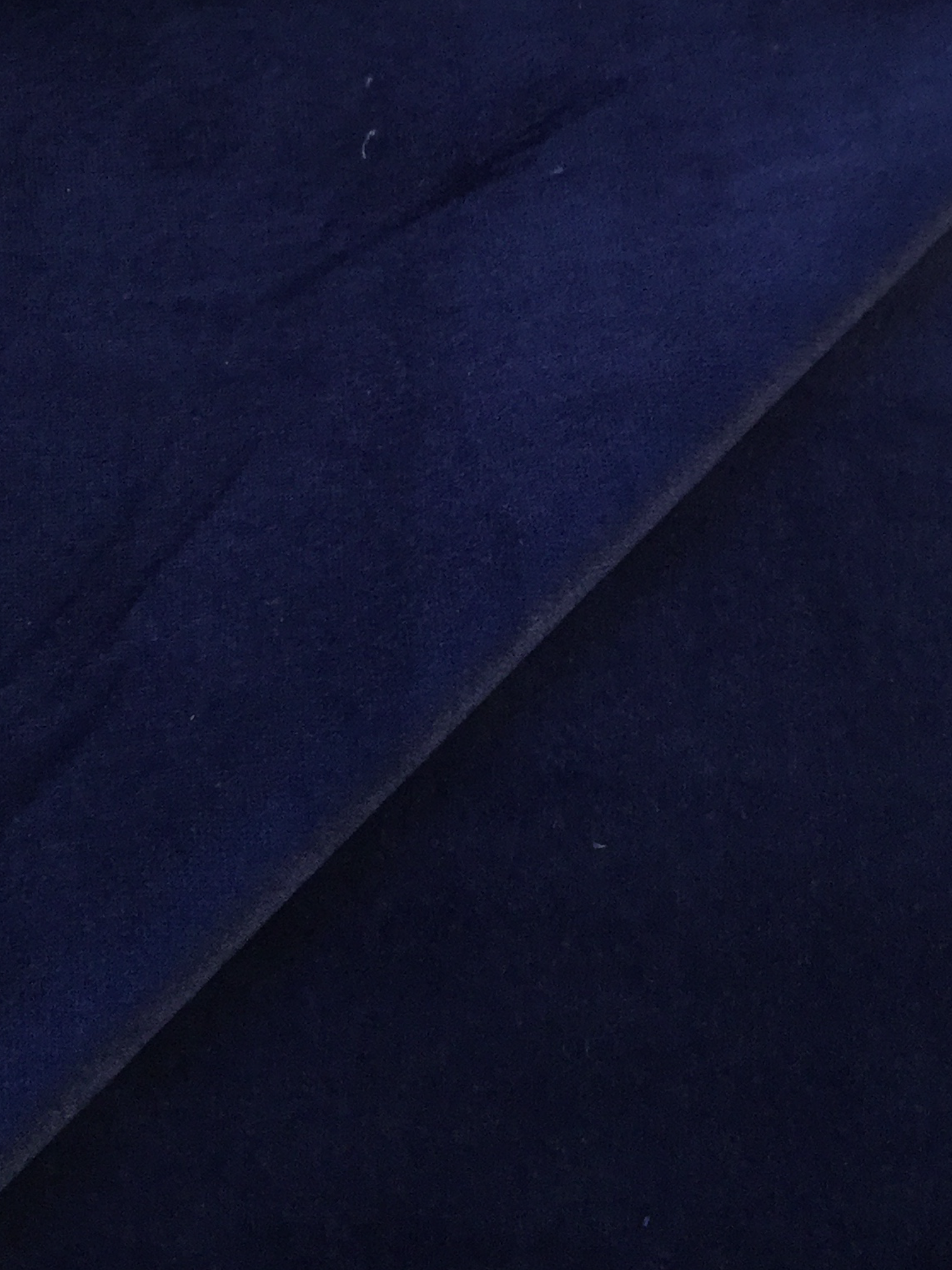 Flameproof Upholstery Cotton Velvet in Twilight