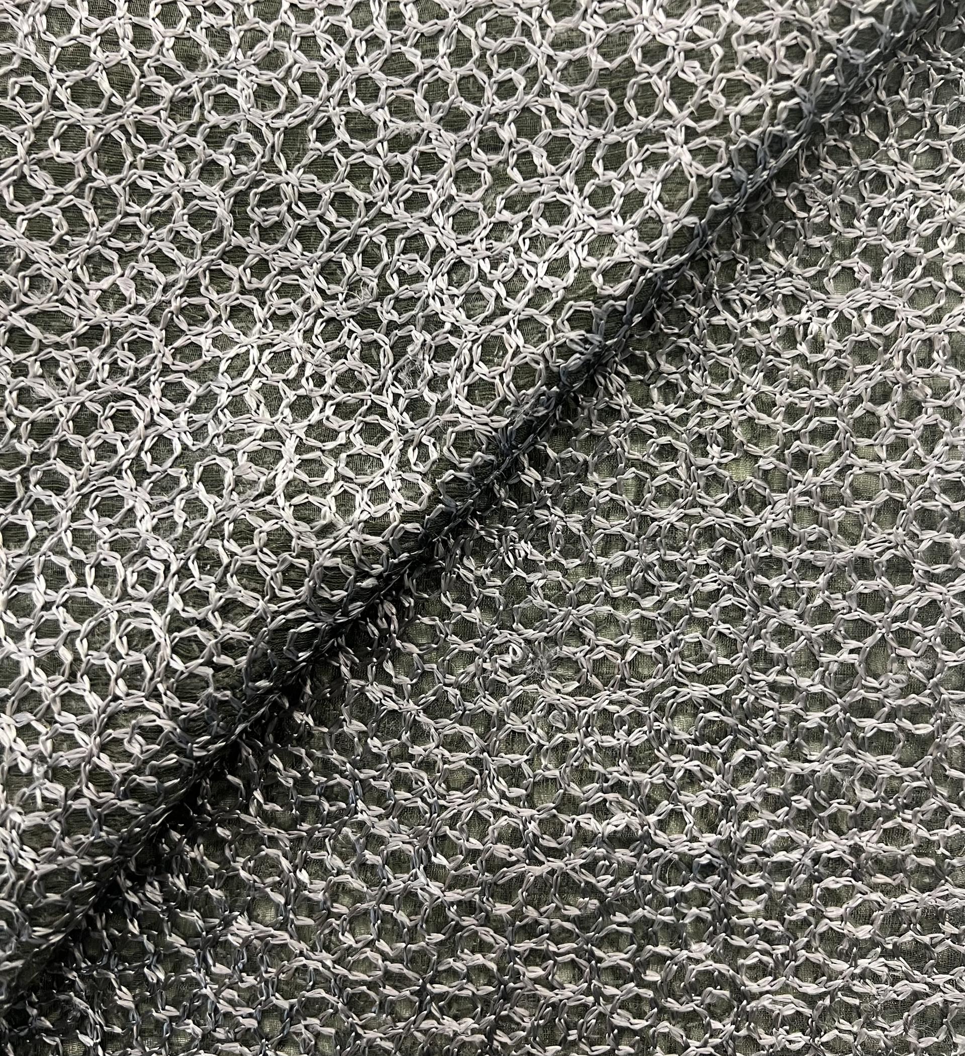 Embroidered Silk Organza