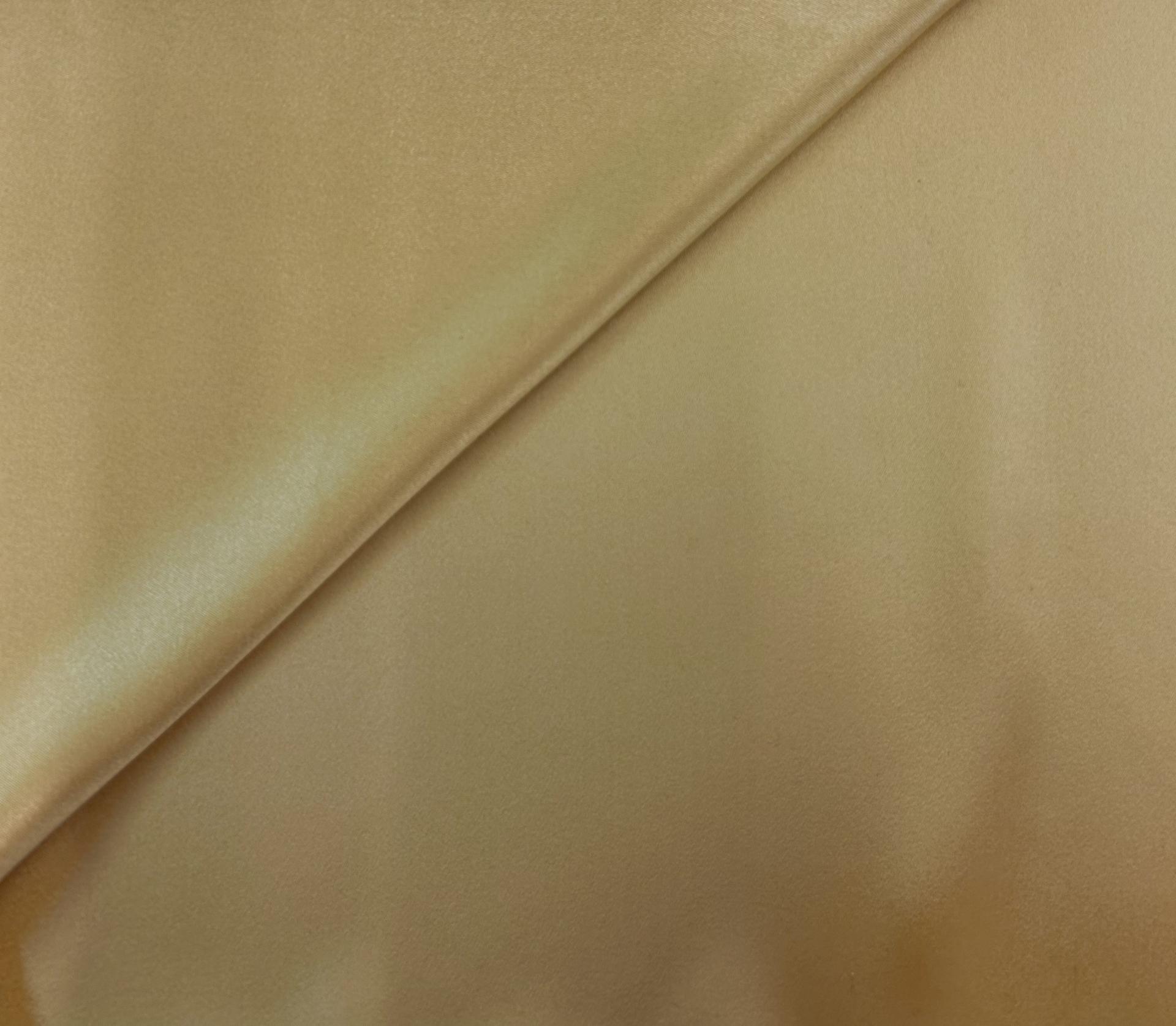 Wide Width Silk Crepe Satin in Banana (40 momme)