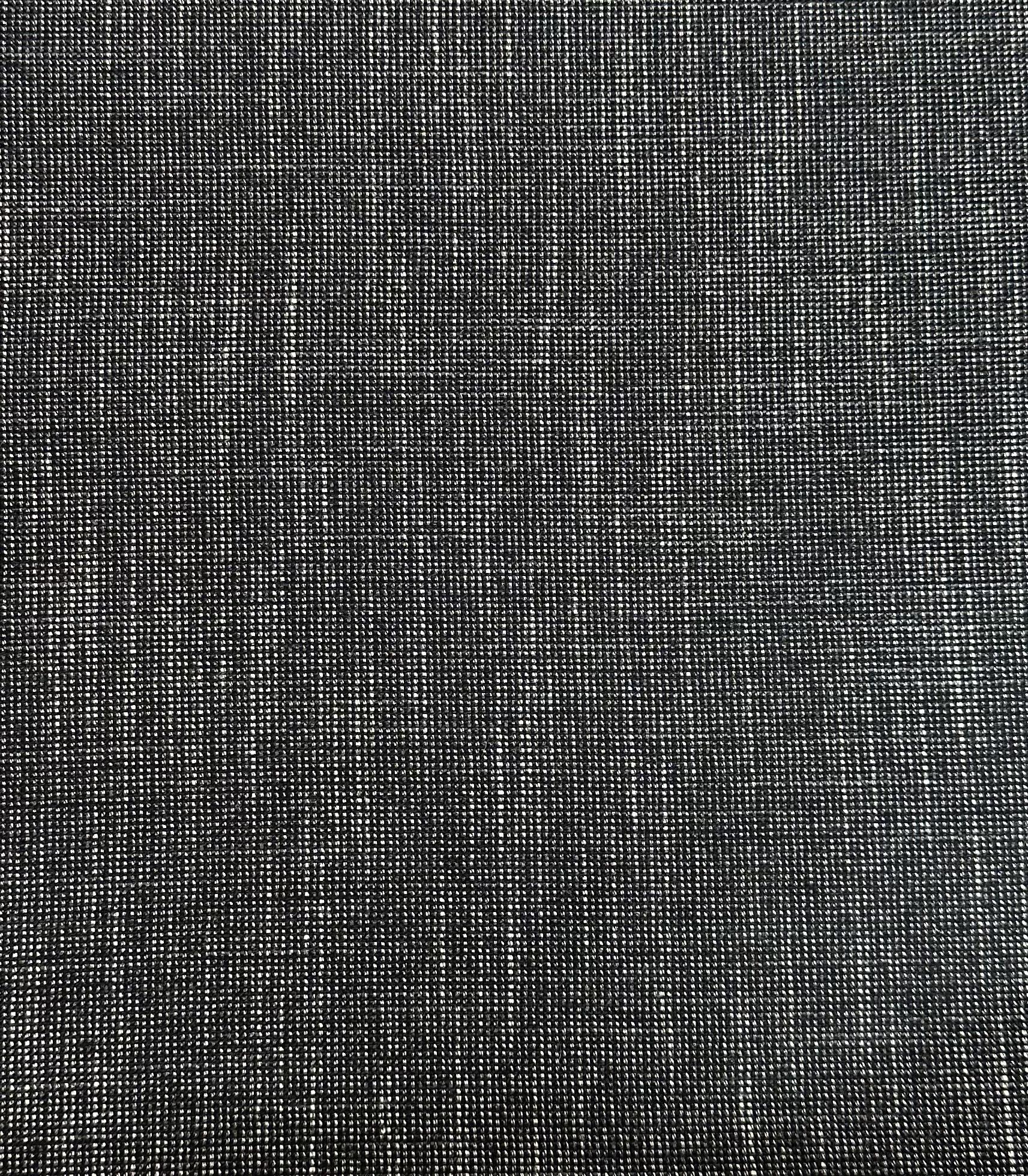 Italian Silk and Wool Novelty Suiting in Black