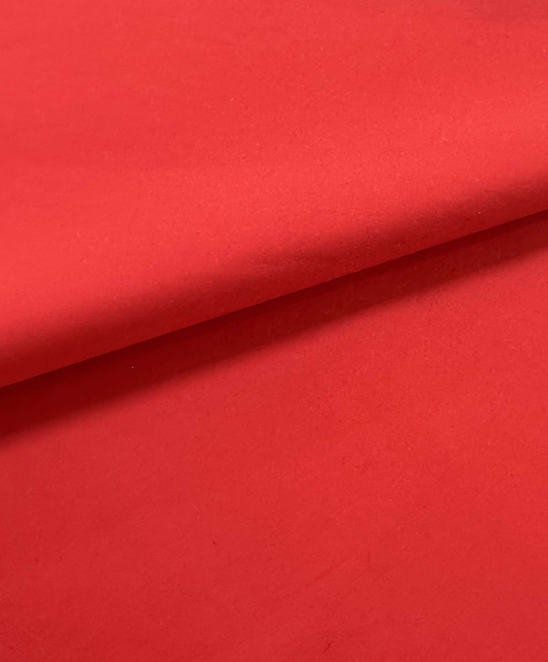 Doubleface Cotton Rainwear in Cherry Tomato