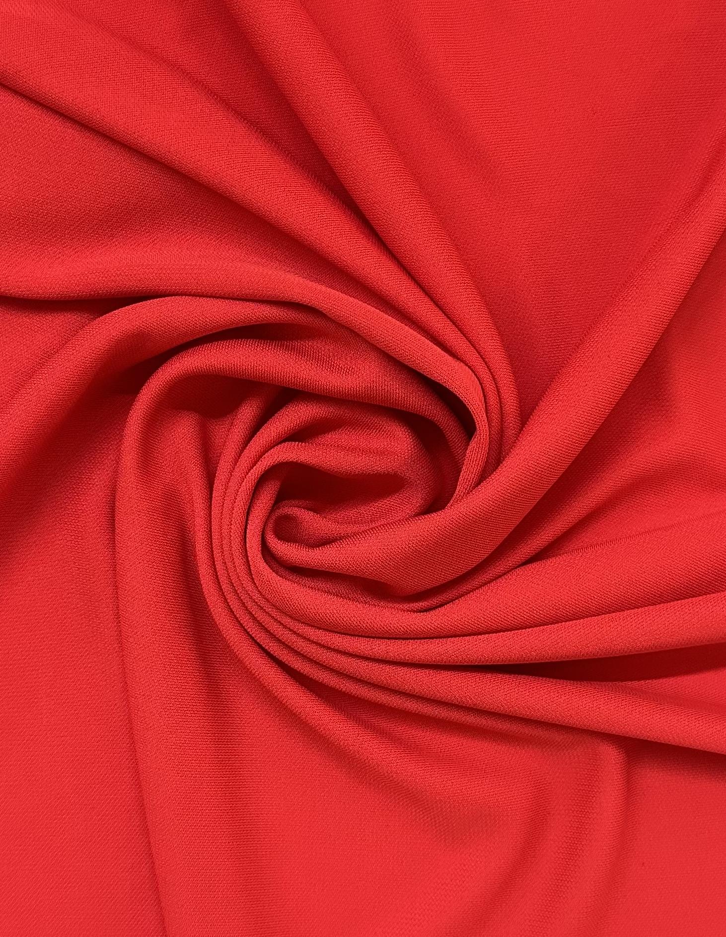 Rayon Matte Jersey in Lipstick Red