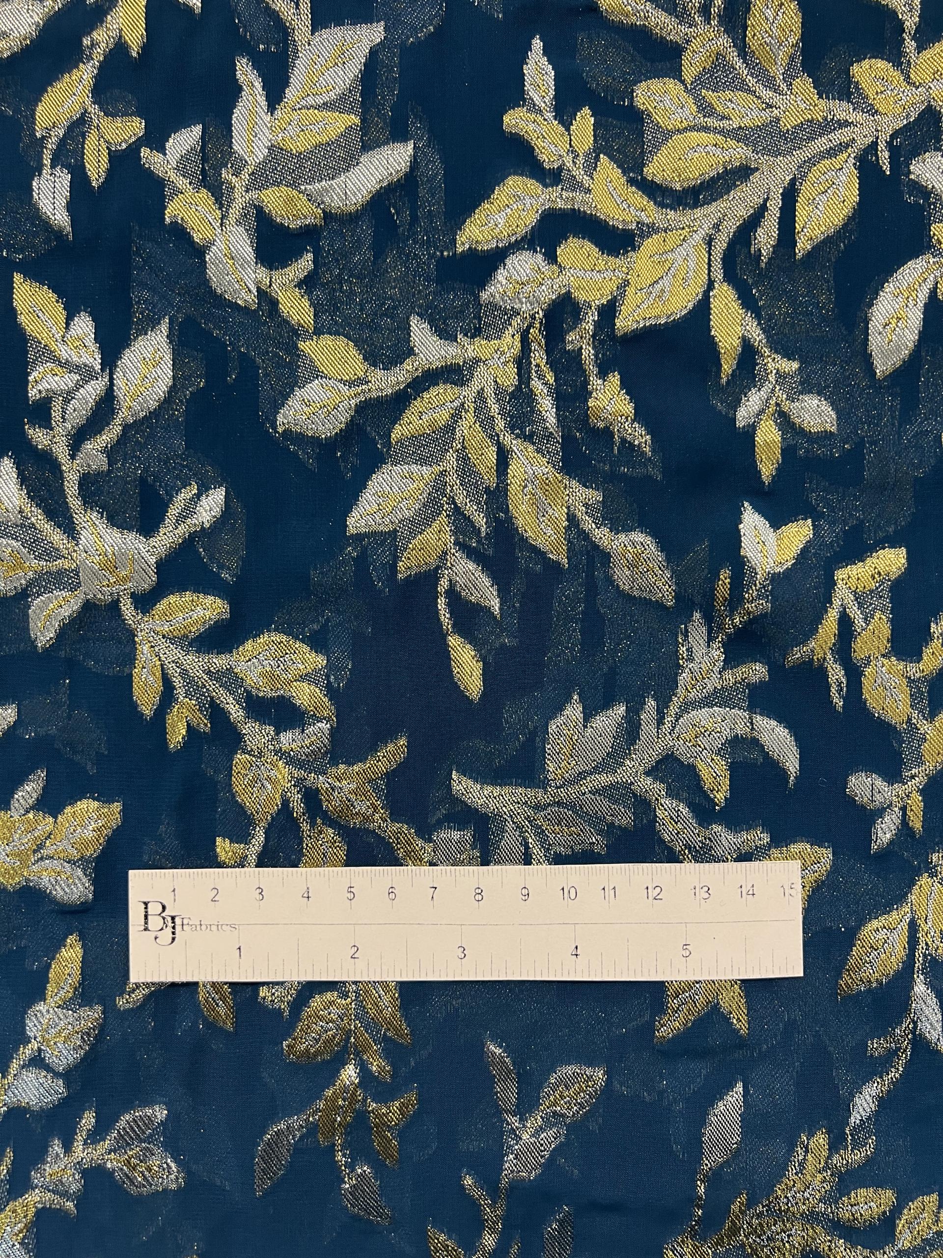 Metallic Fil Coupe onRayon Chiffon