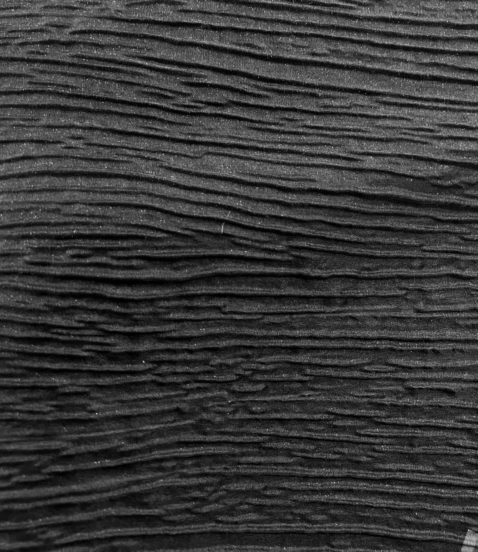 Silk Blend Cloqué Plissé