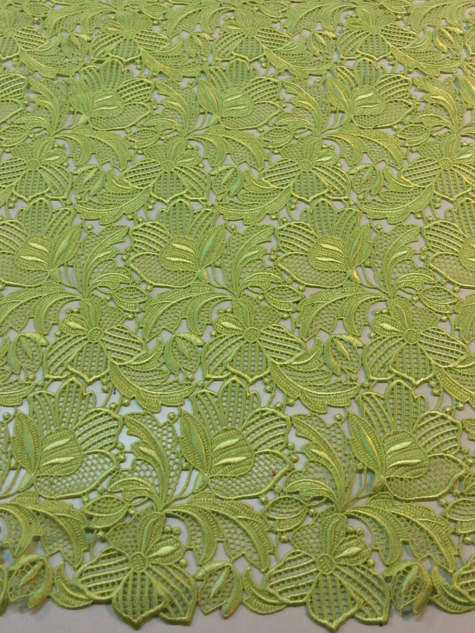 FLORAL GUIPUIRE LACE