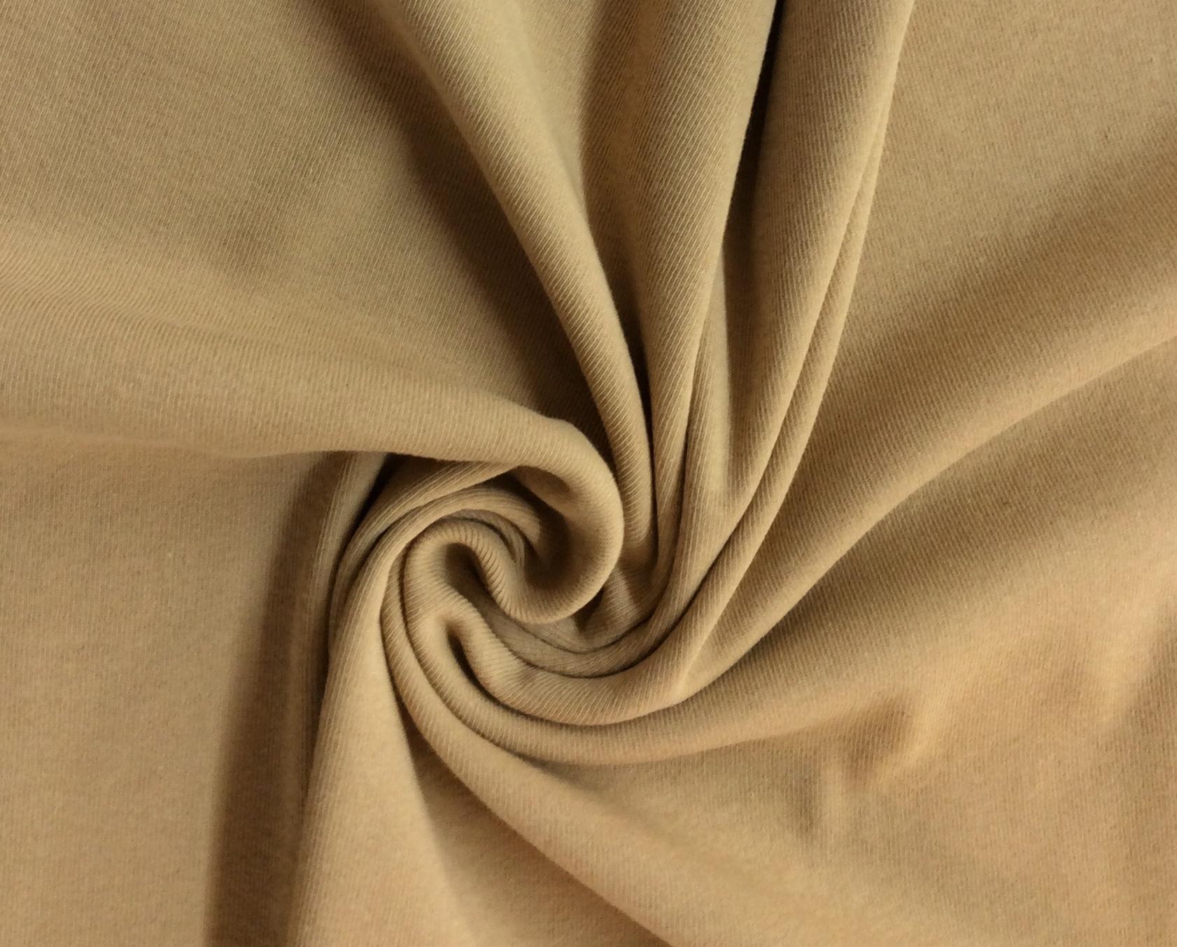 Japanese Cotton Rib Knit in Camel