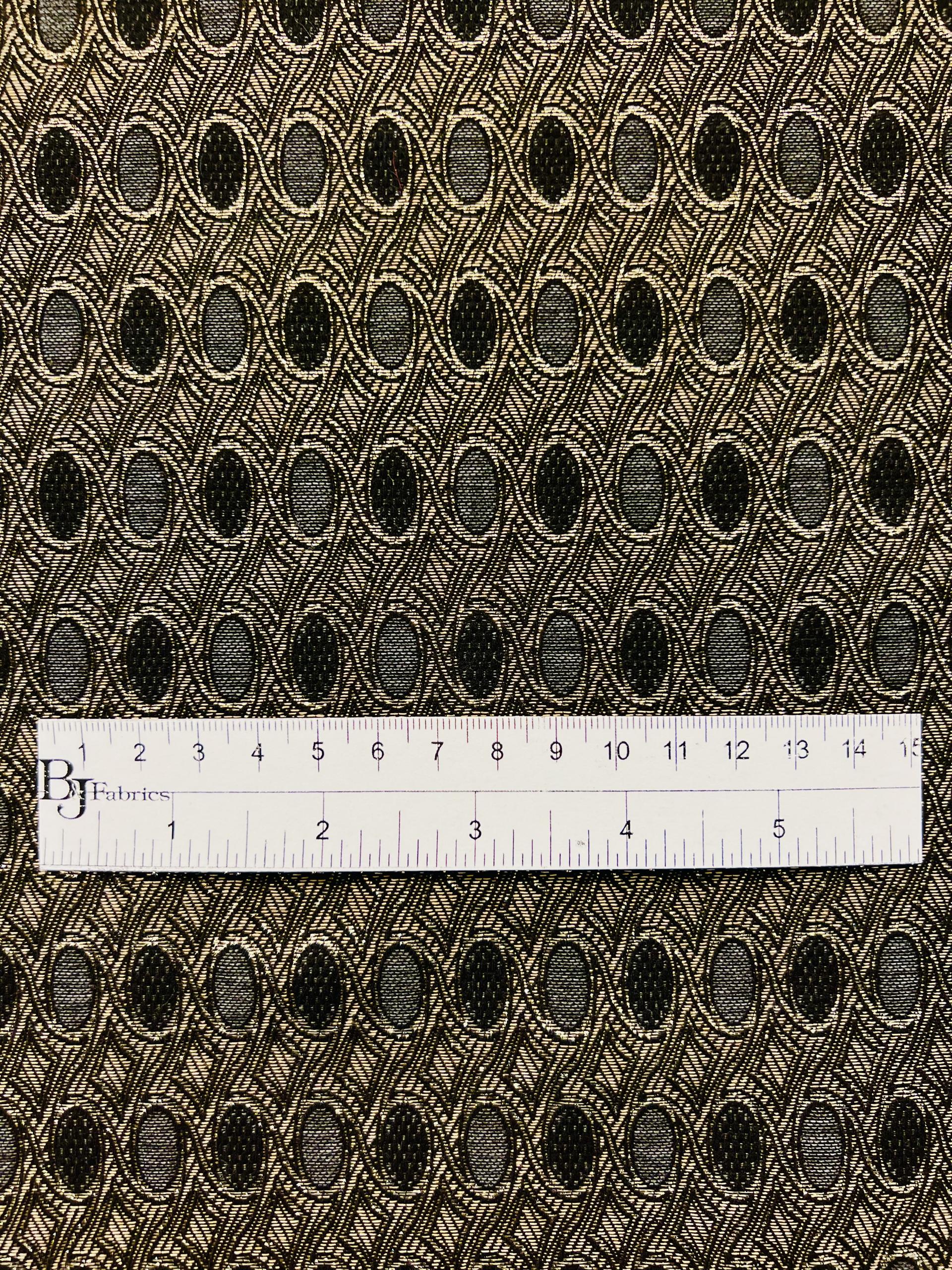 Stretch Geometric Brocade