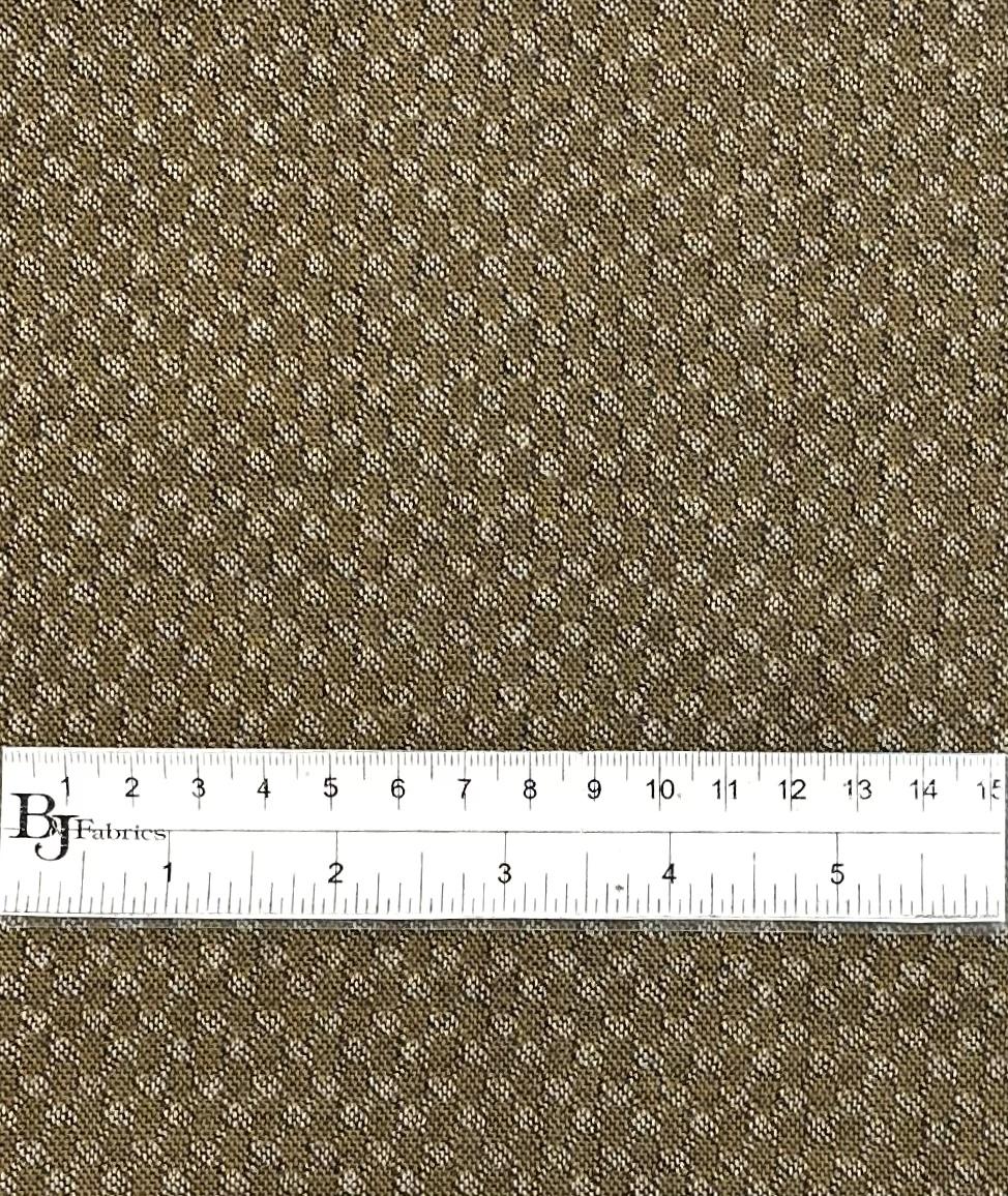 Italian Wool Novelty Suiting in Tan