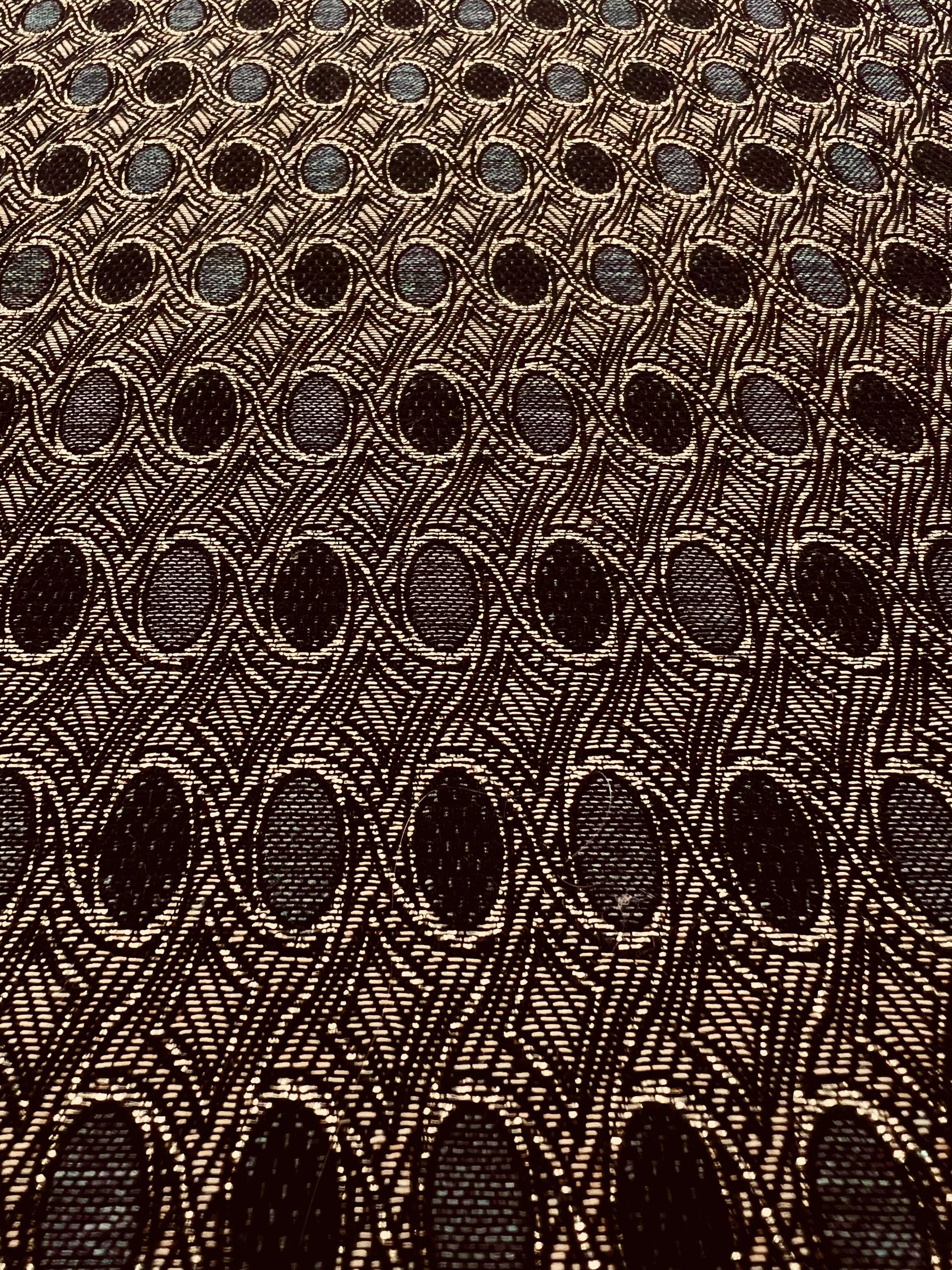 Stretch Geometric Brocade