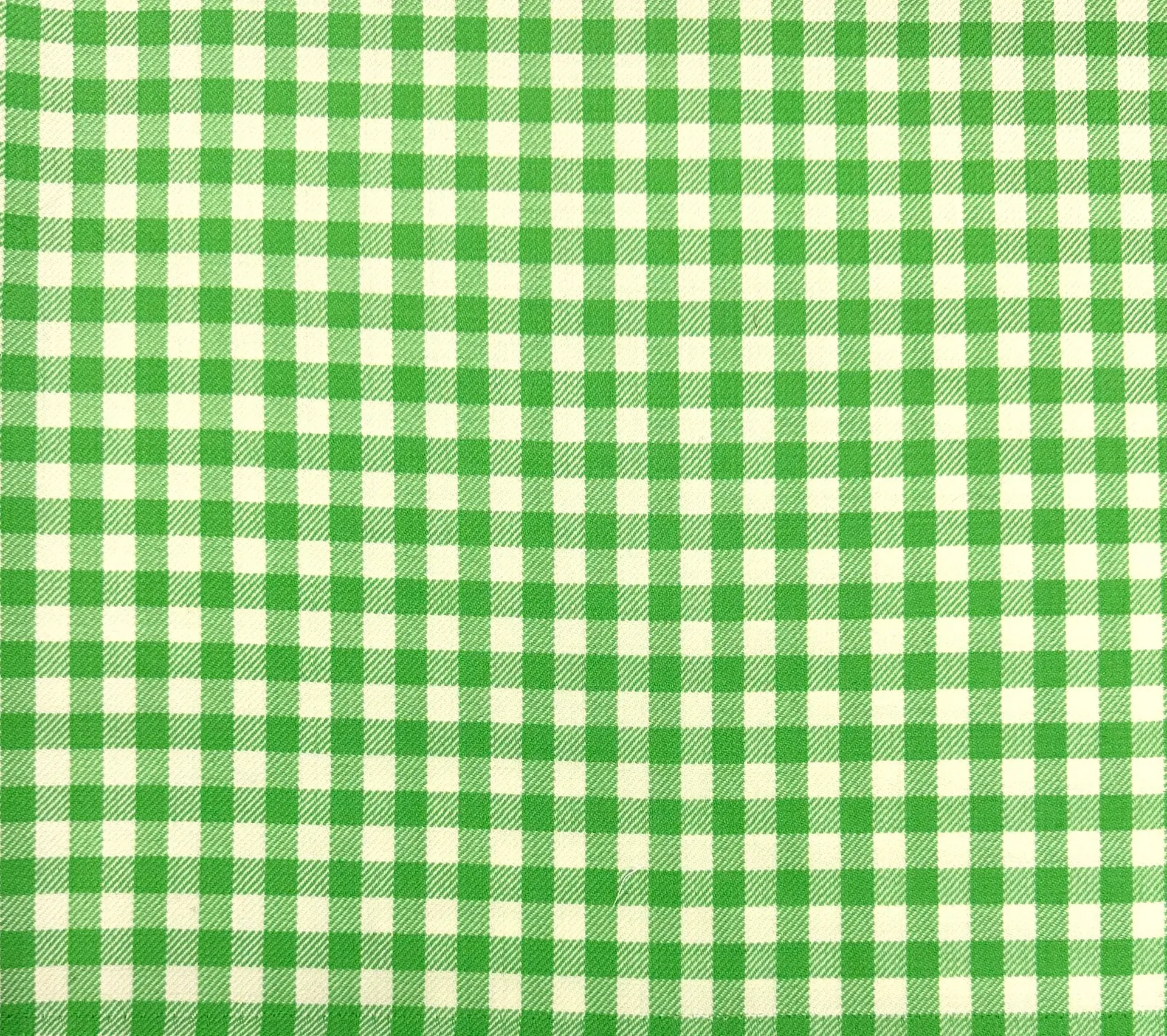 Italian Virgin Wool Check Suiting in Parakeet