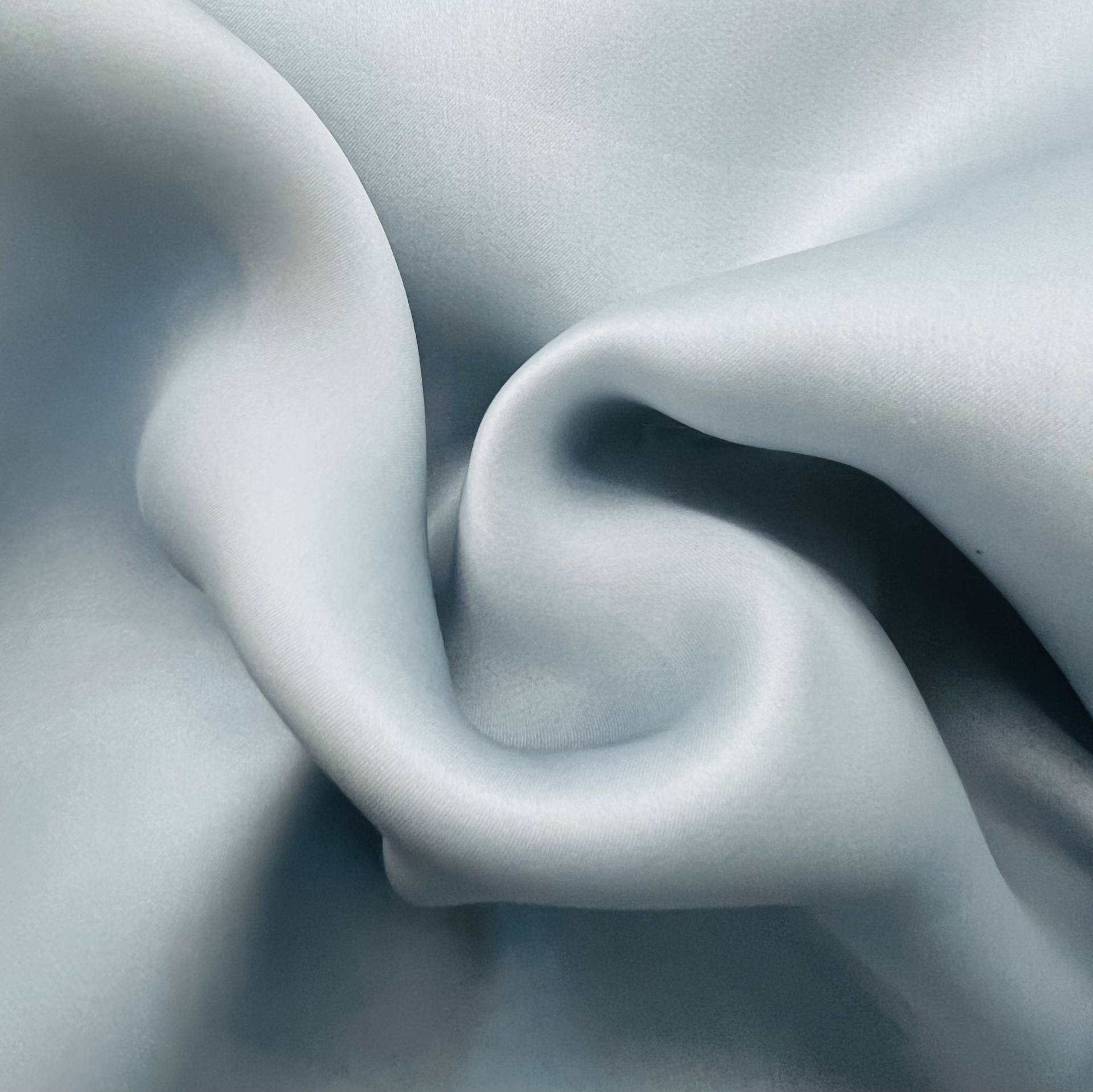 Pure silk Satin Organza in Iceblue