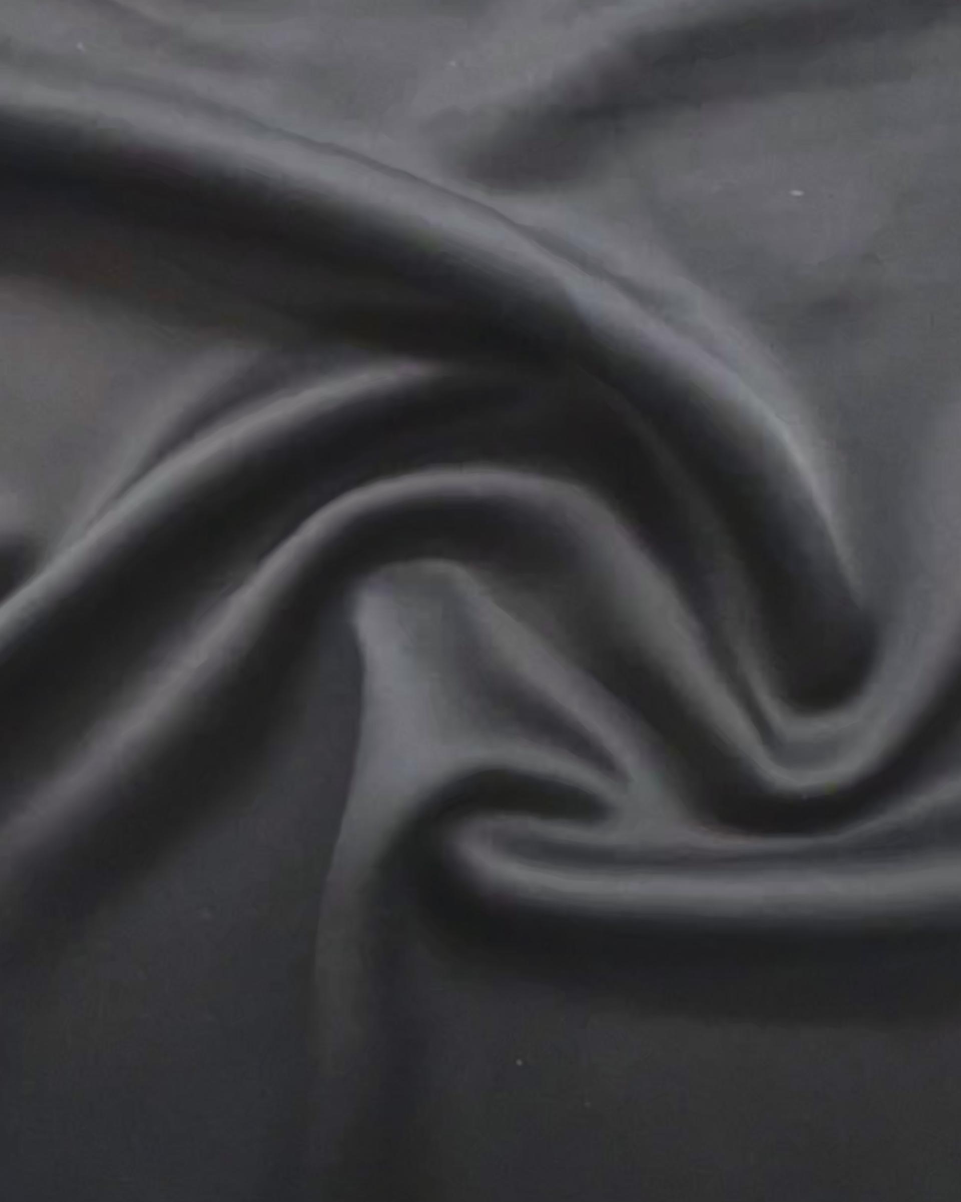 Heavy Silk charmeuse in Black
