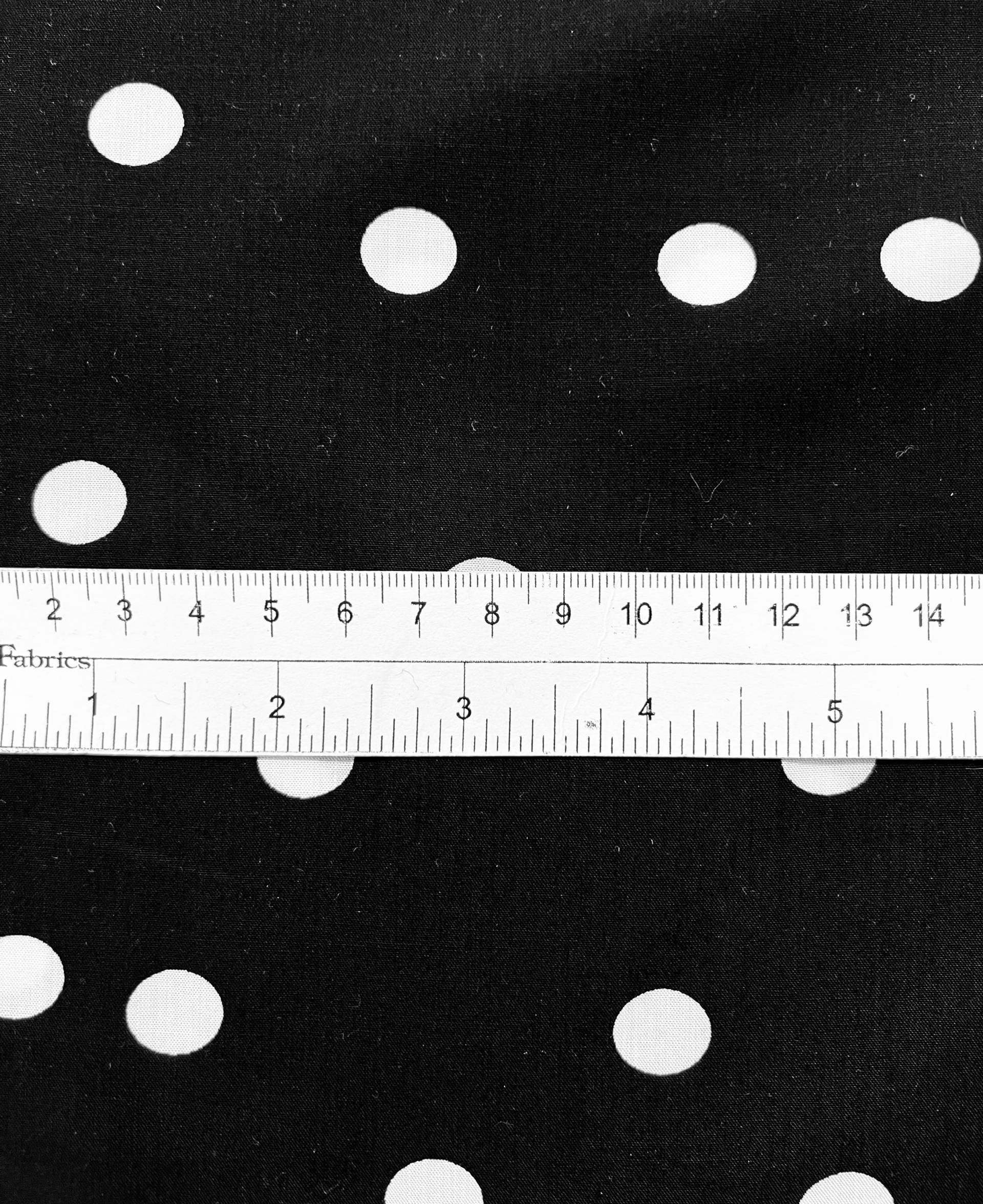 Printed Viscose Challis in Black & White