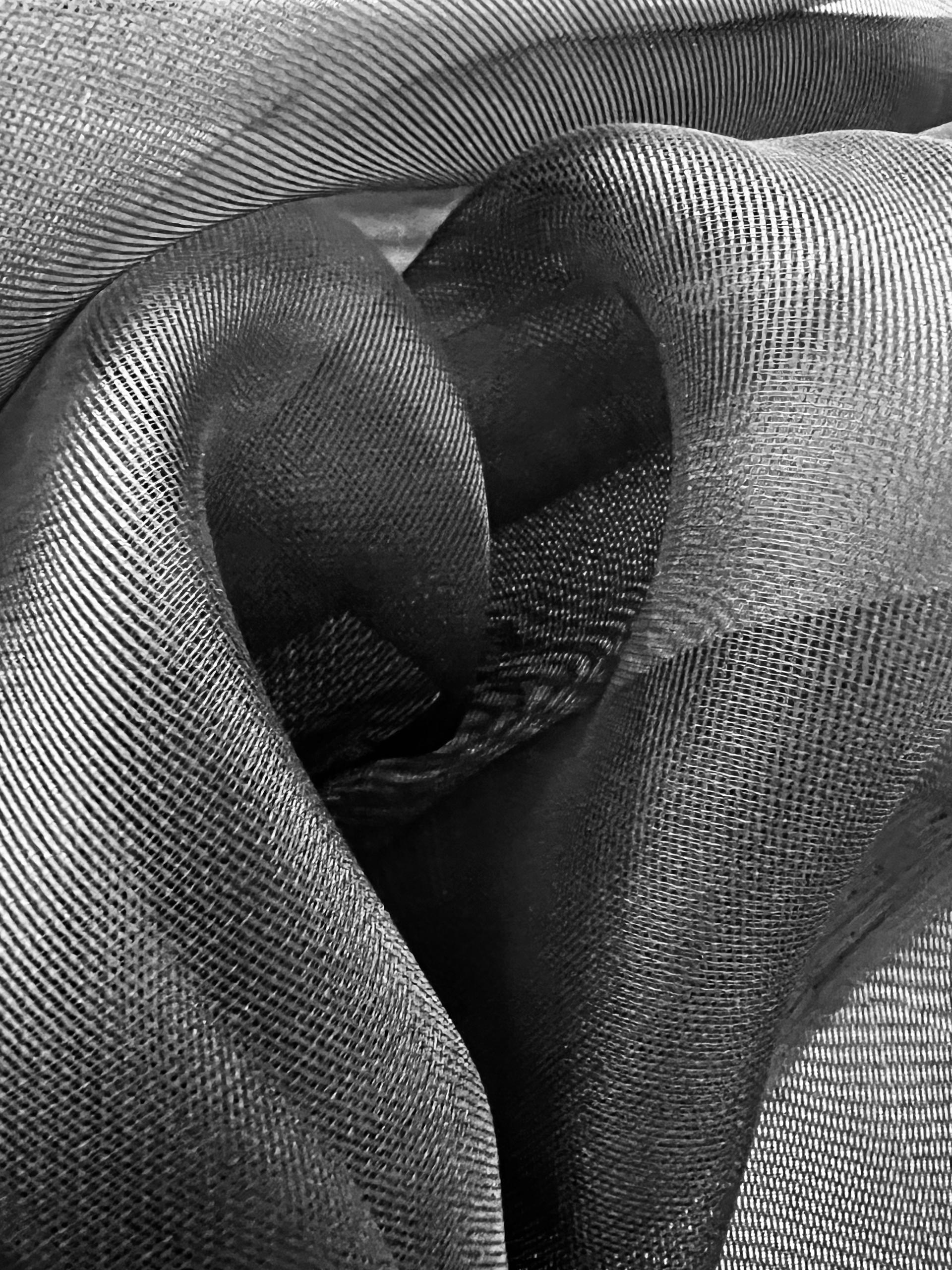 Pure Silk Marqusette in Black
