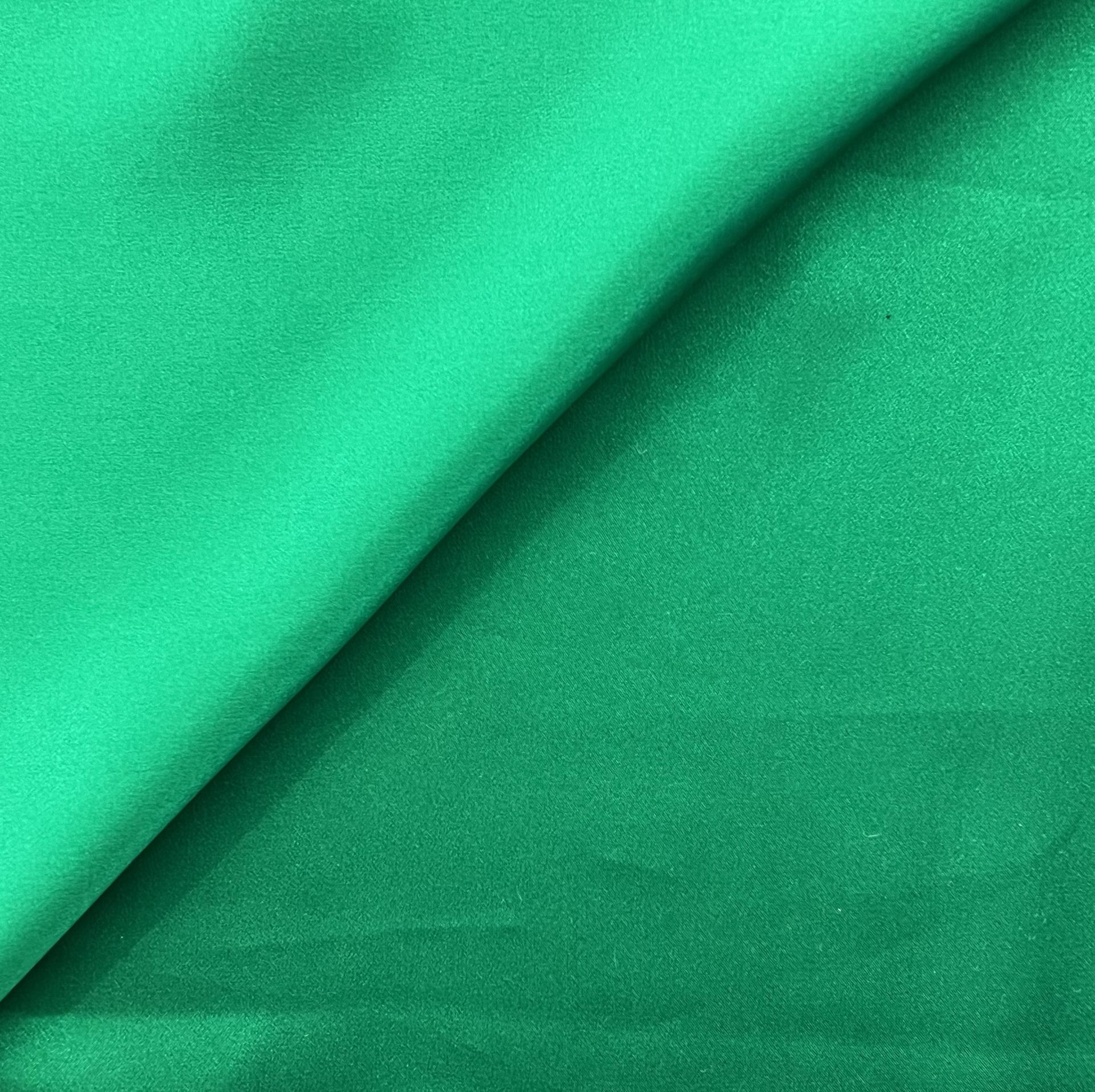 Silk Charmeuse in Emerald