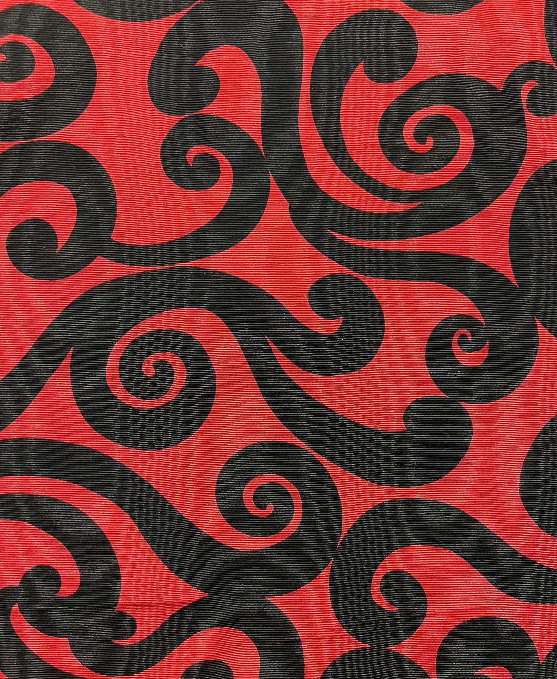 Vintage Cotton & Rayon Moire