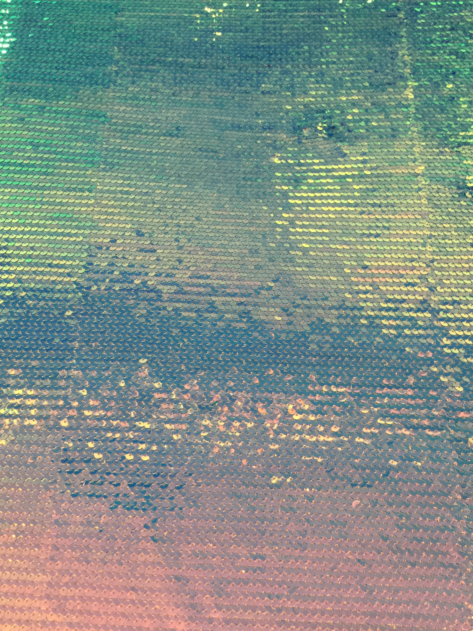 Fish Scale Sequins on Tulle in Opalescence Blue/Pink