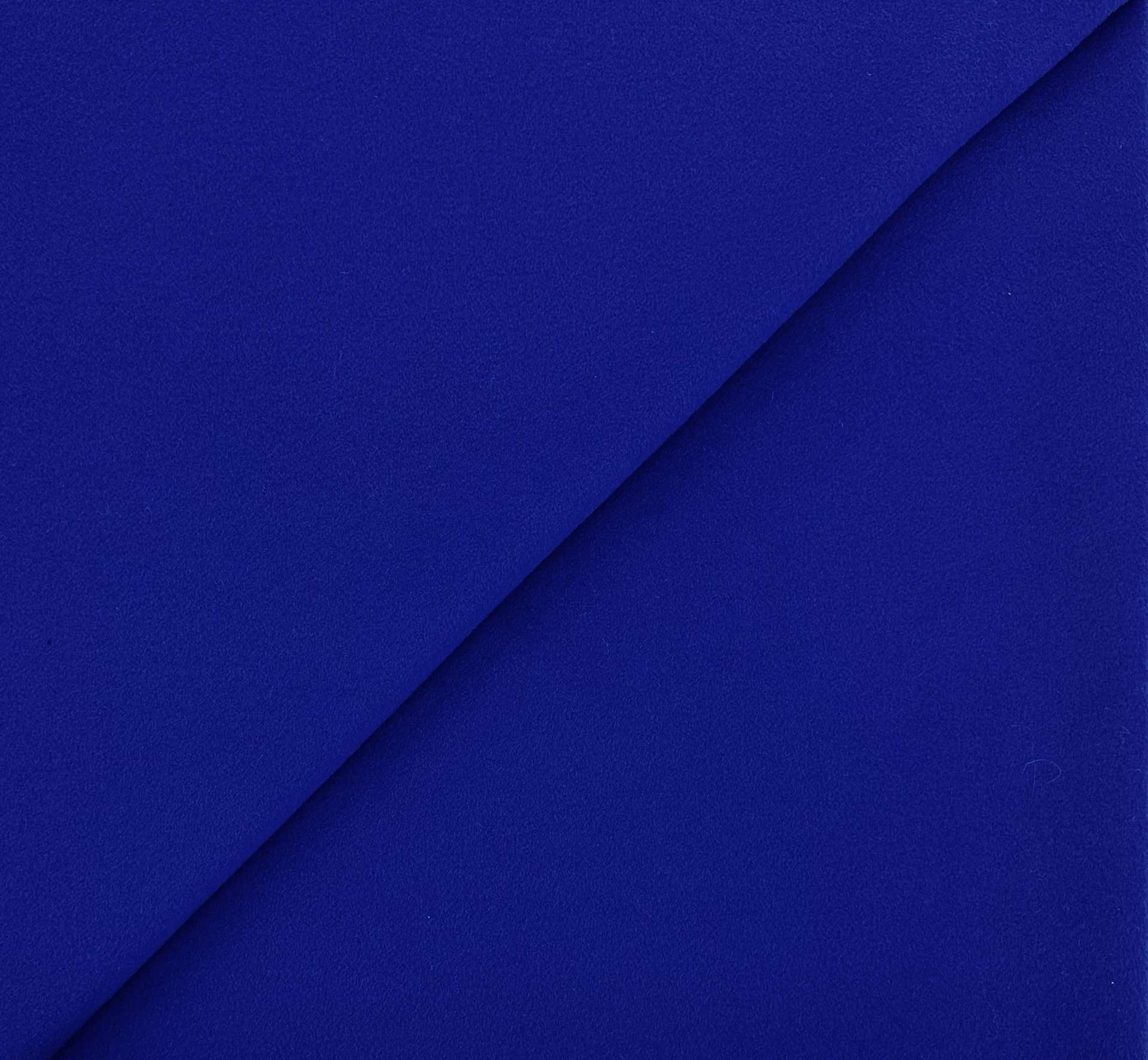 Spanish Virgin Wool Cashmere Coating in Royal