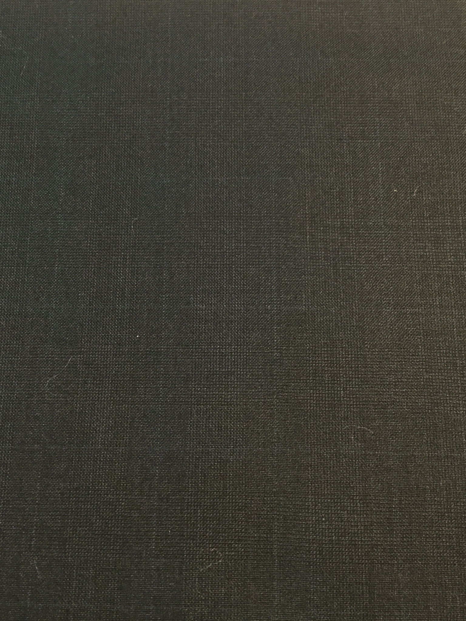 English Wool Cashmere Shadow Plaid in Dark Navy