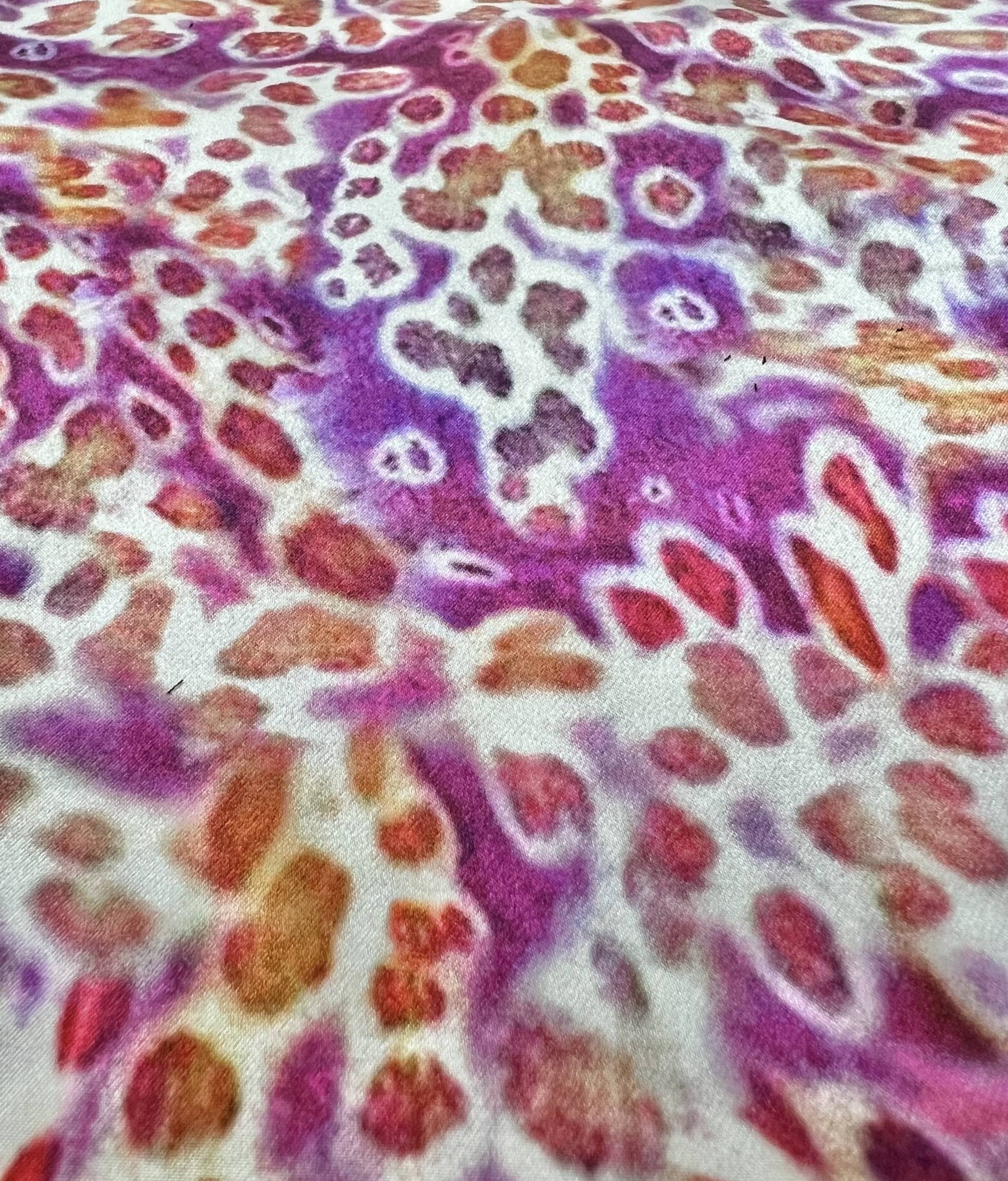 Printed Silk Charmeuse