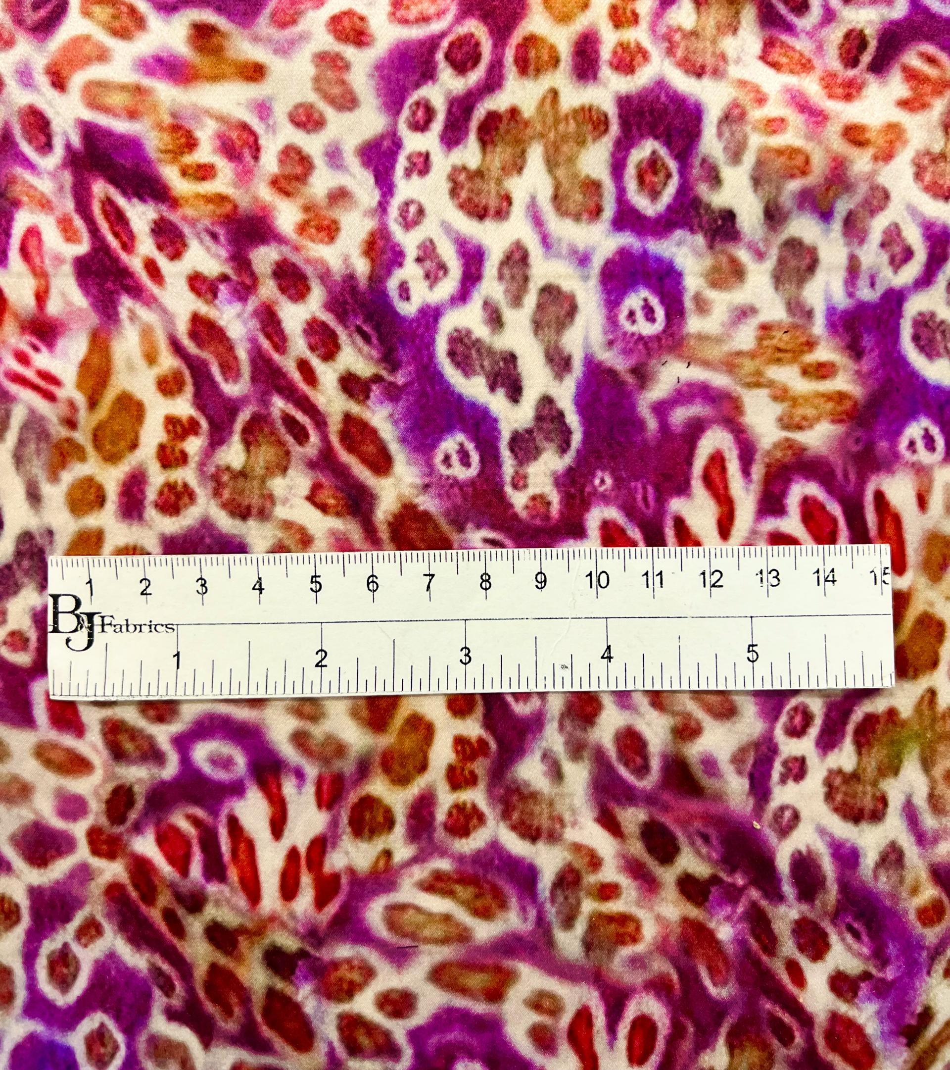 Printed Silk Charmeuse