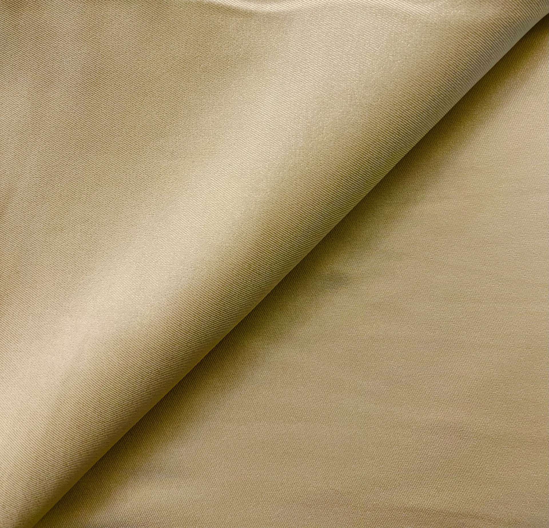 Warp Stretch Polyester Mikado in Champagne