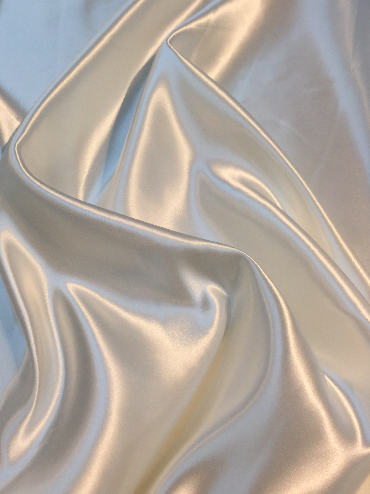 Acetate Bridal Satin in Off White