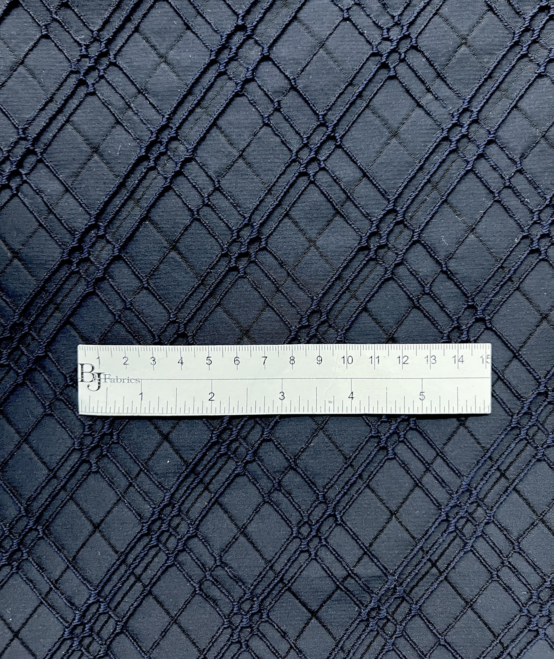 Argyle Brocade in Navy