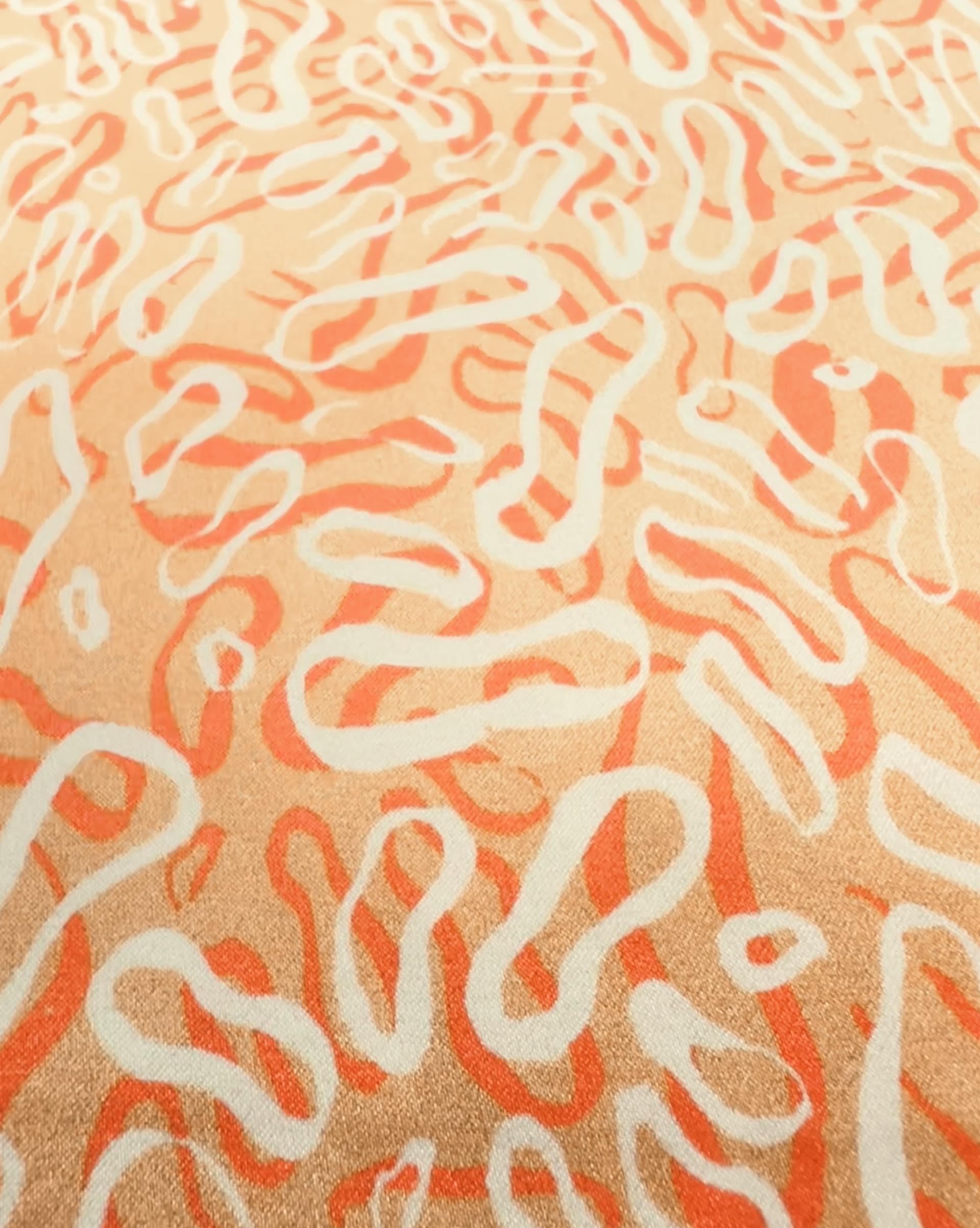 Printed Stretch Silk Charmeuse