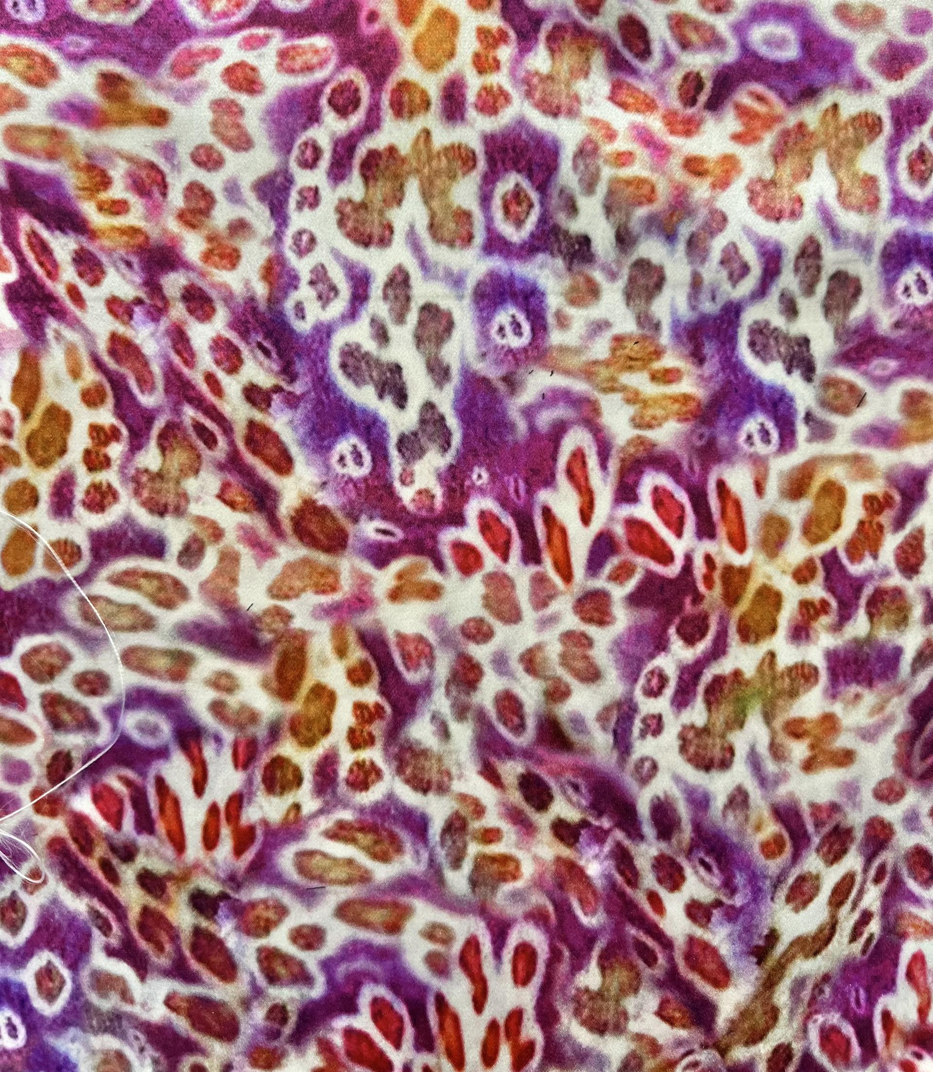 Printed Silk Charmeuse